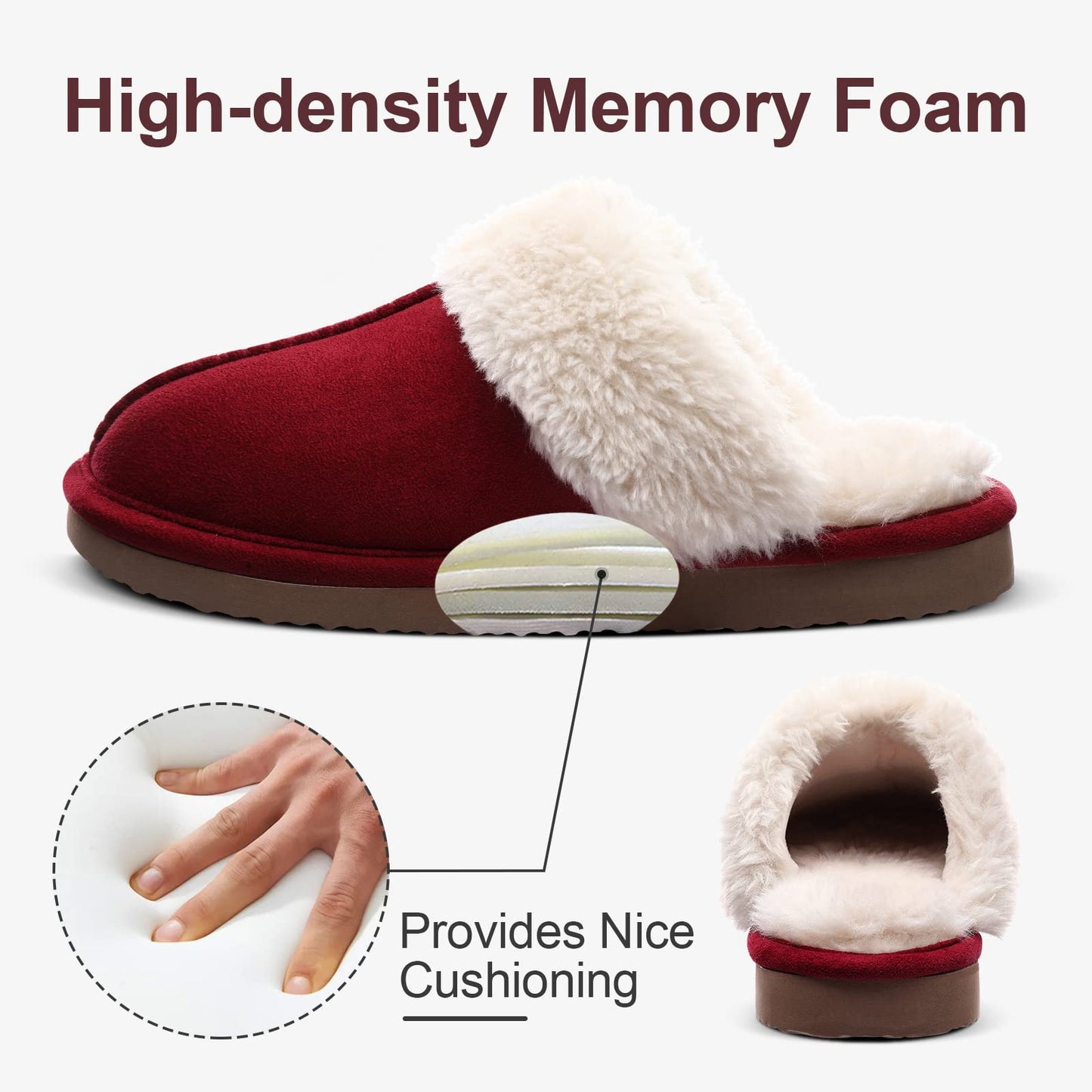 Litfun Memory Foam Slippers