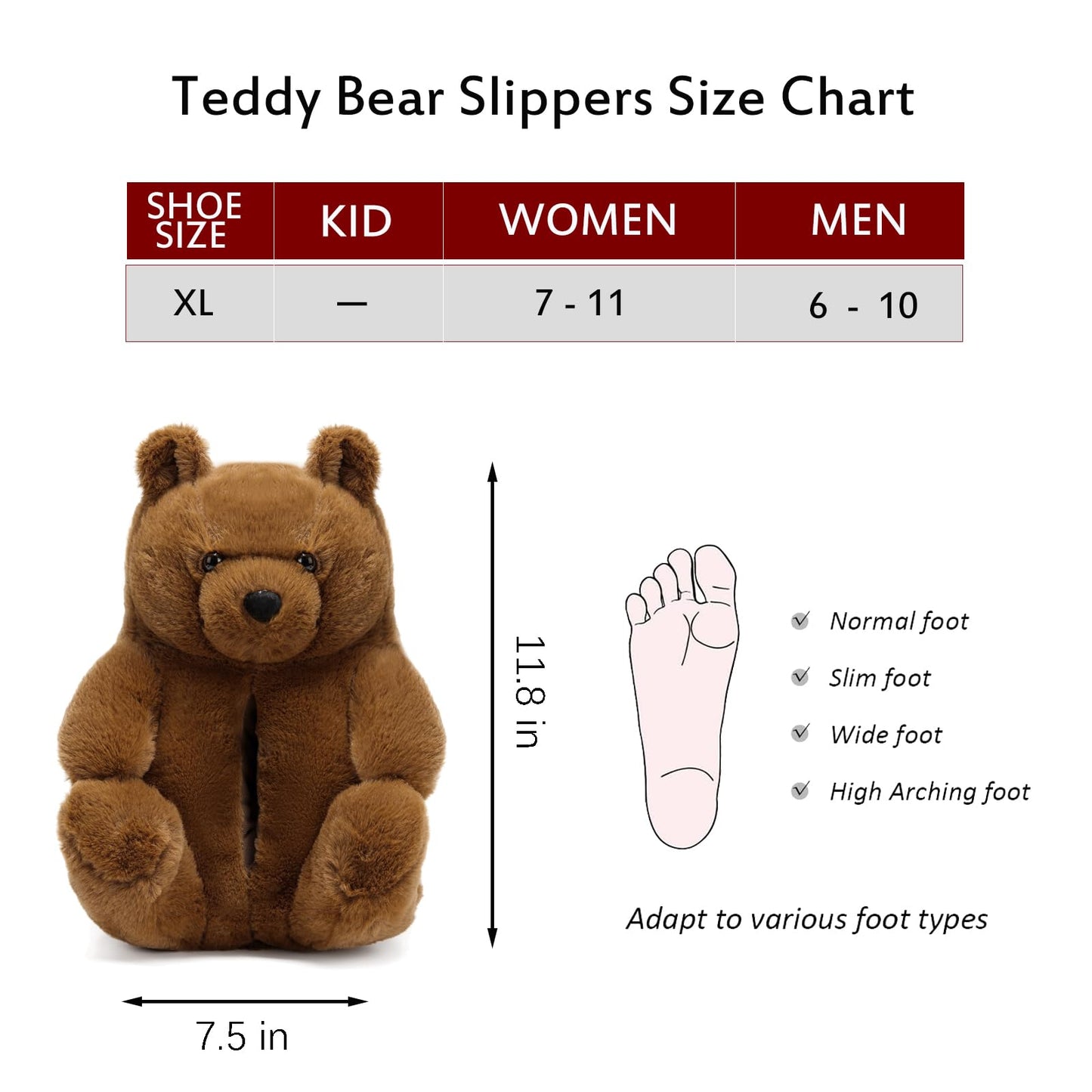 Teddy Bear Slippers