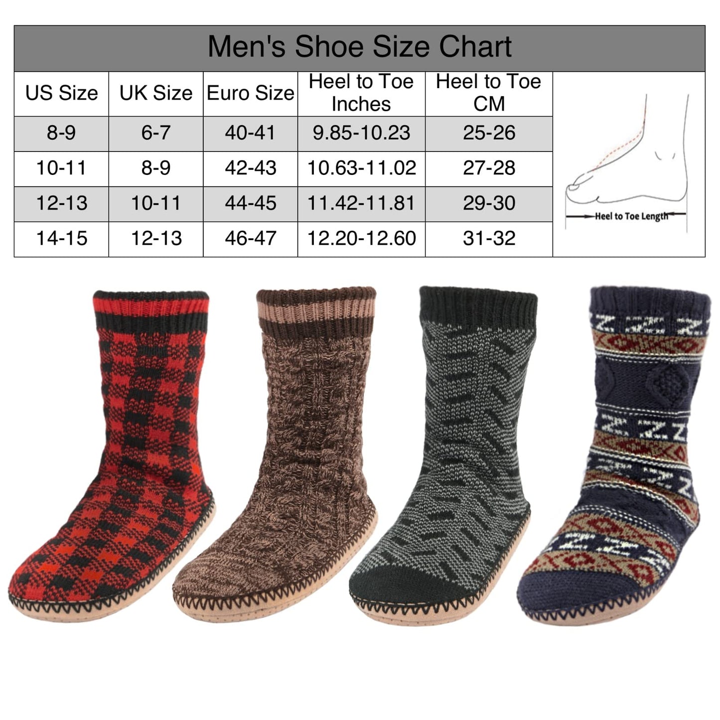 Cozylook Mens Slipper Socks