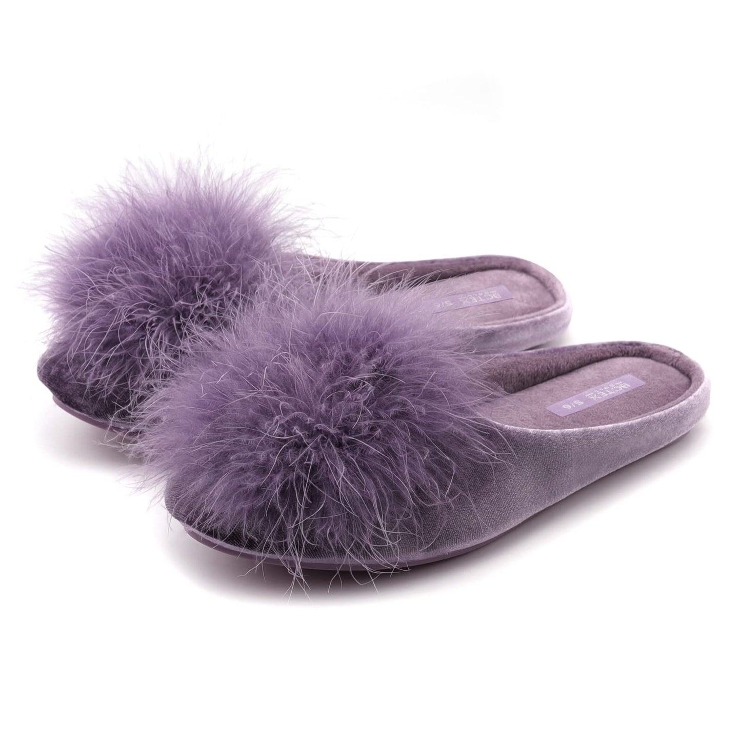 BCTEX COLL Women's Velvet Memory Foam House Slipper