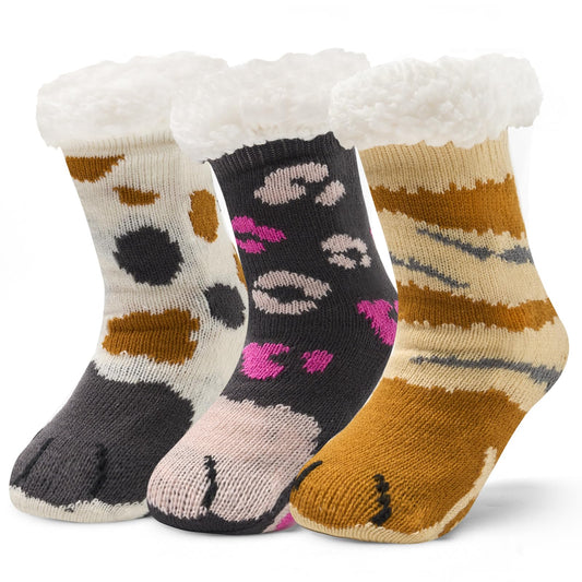 Moon Tree 3 Pack Fuzzy Socks