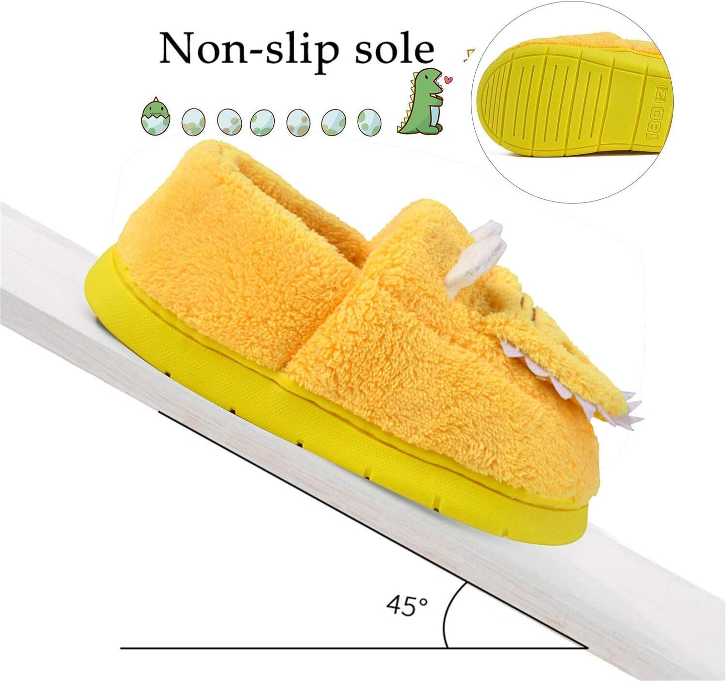 JACKSHIBO Toddler Home Slippers