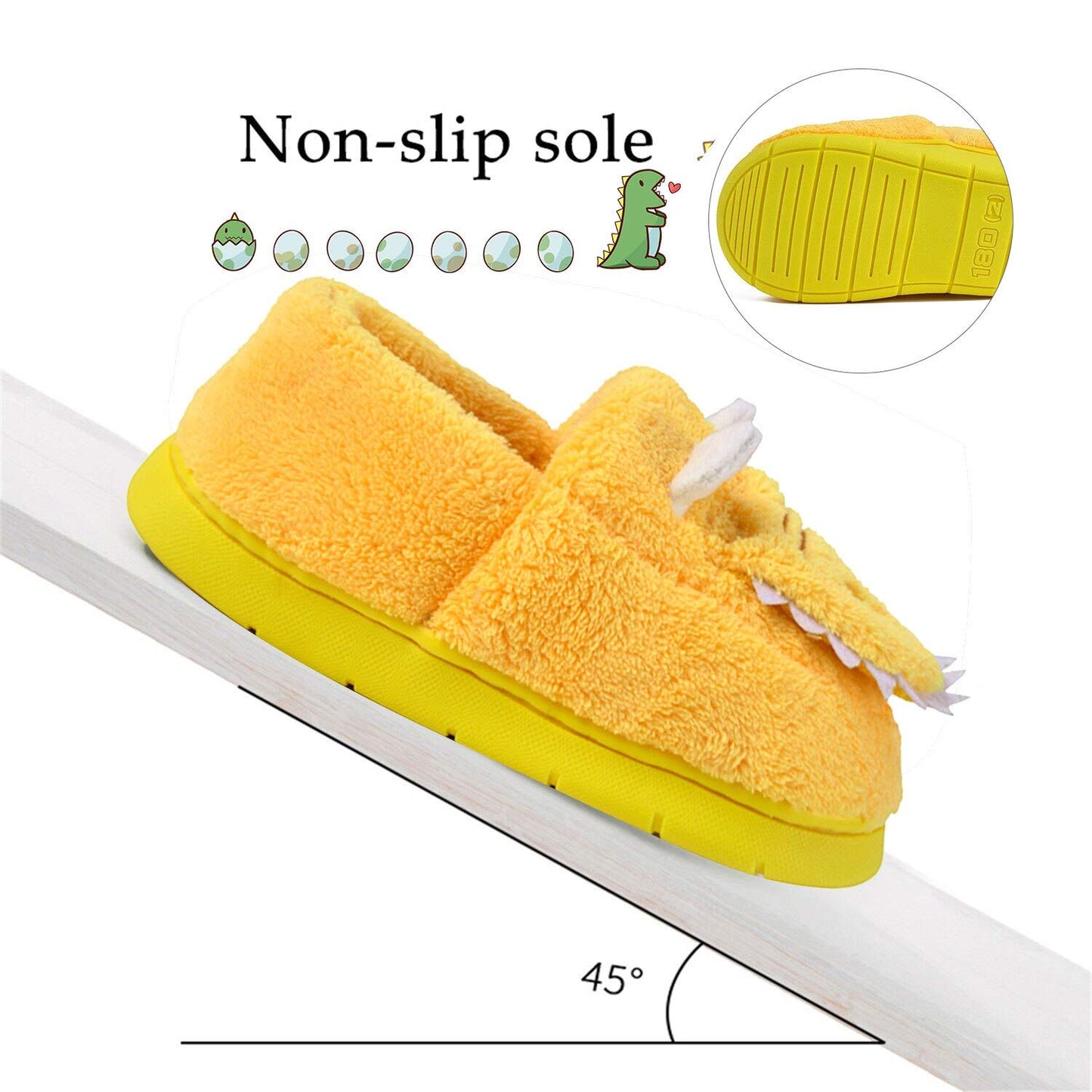 JACKSHIBO Toddler Home Slippers