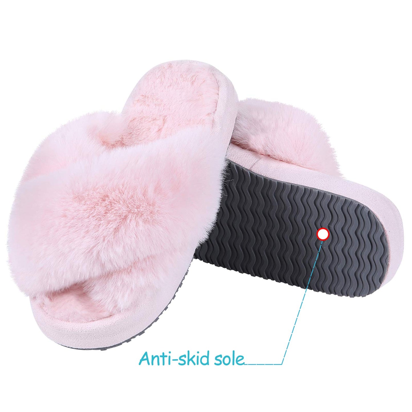 Kids Plush House Slippers