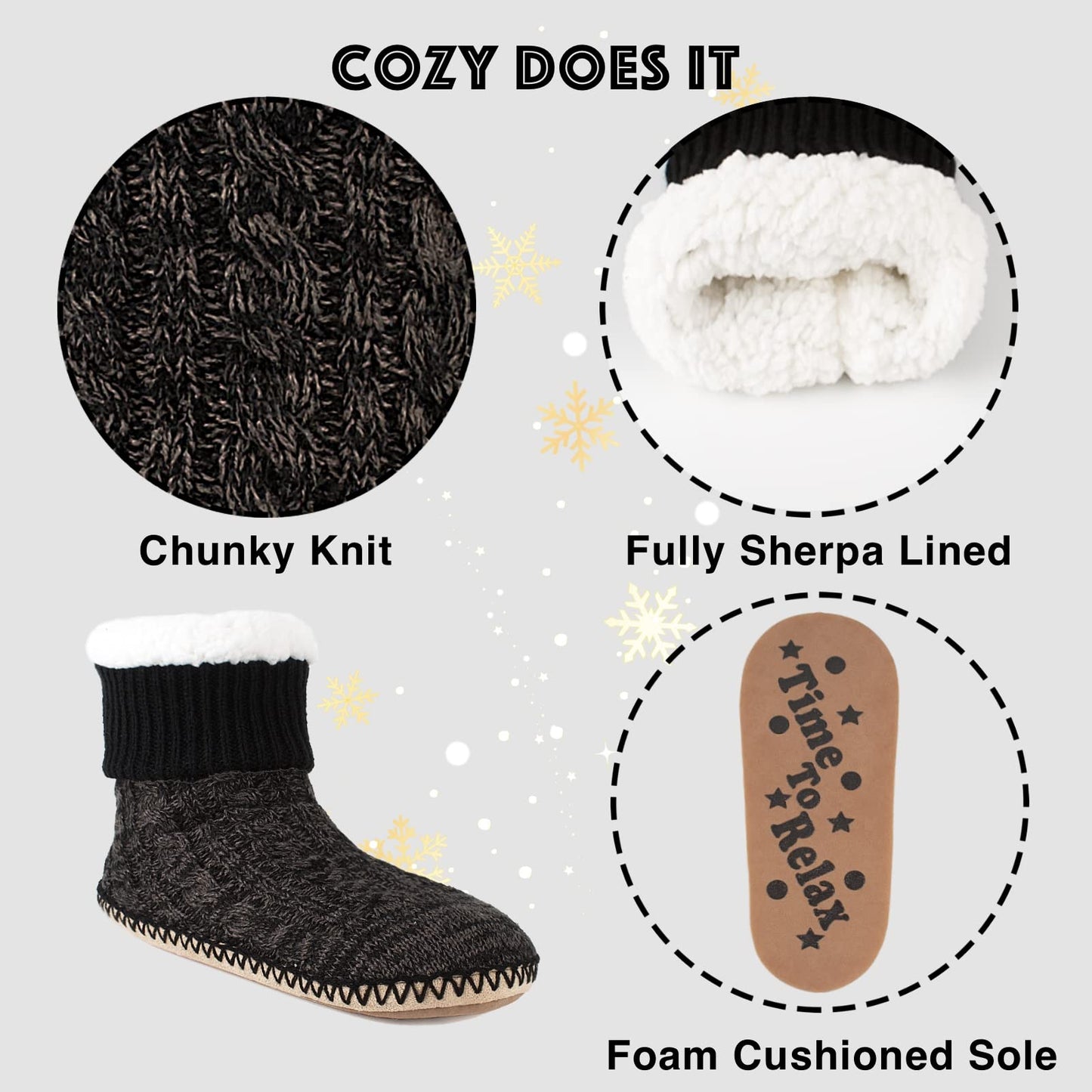 Cozylook Mens Slipper Socks