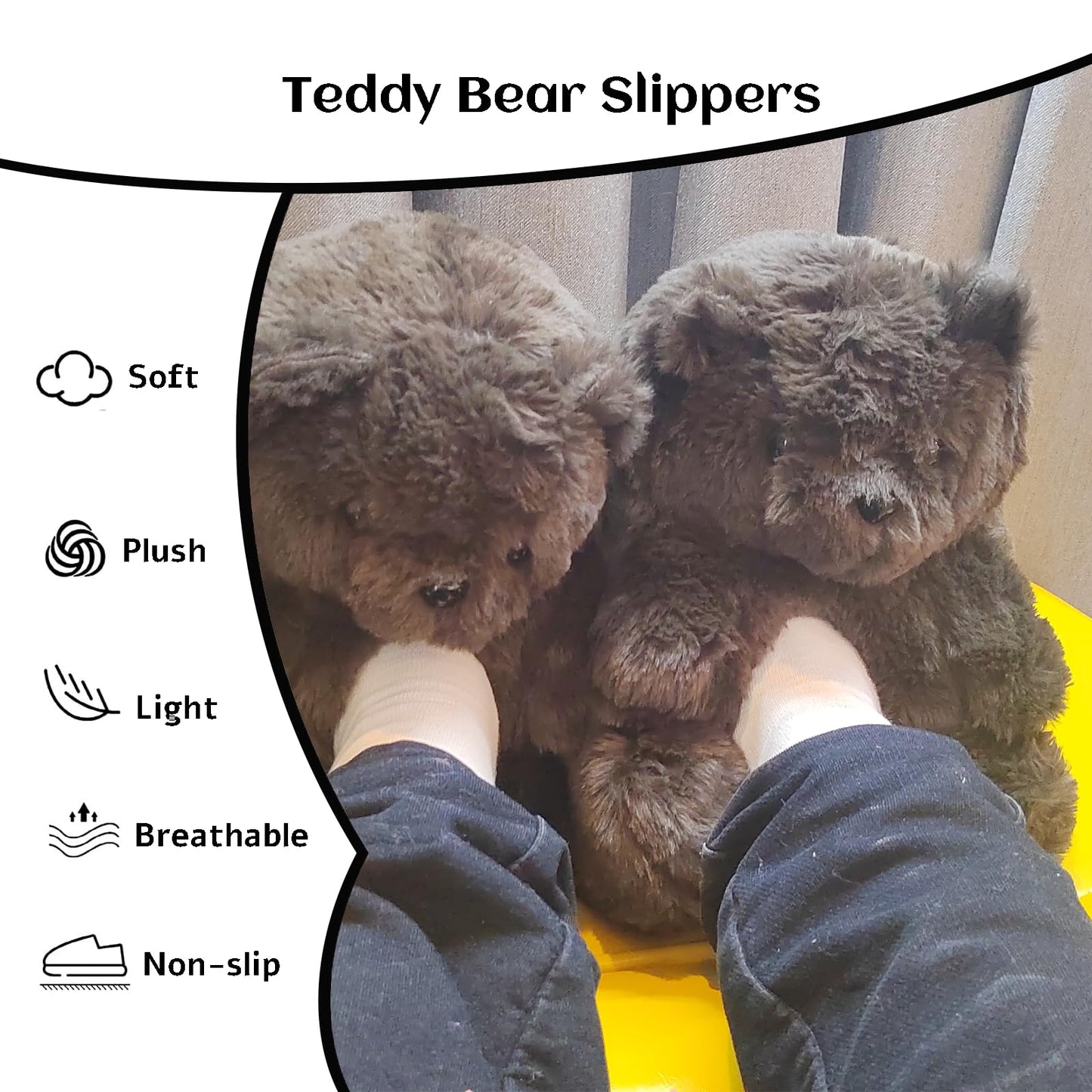 Teddy Bear Slippers