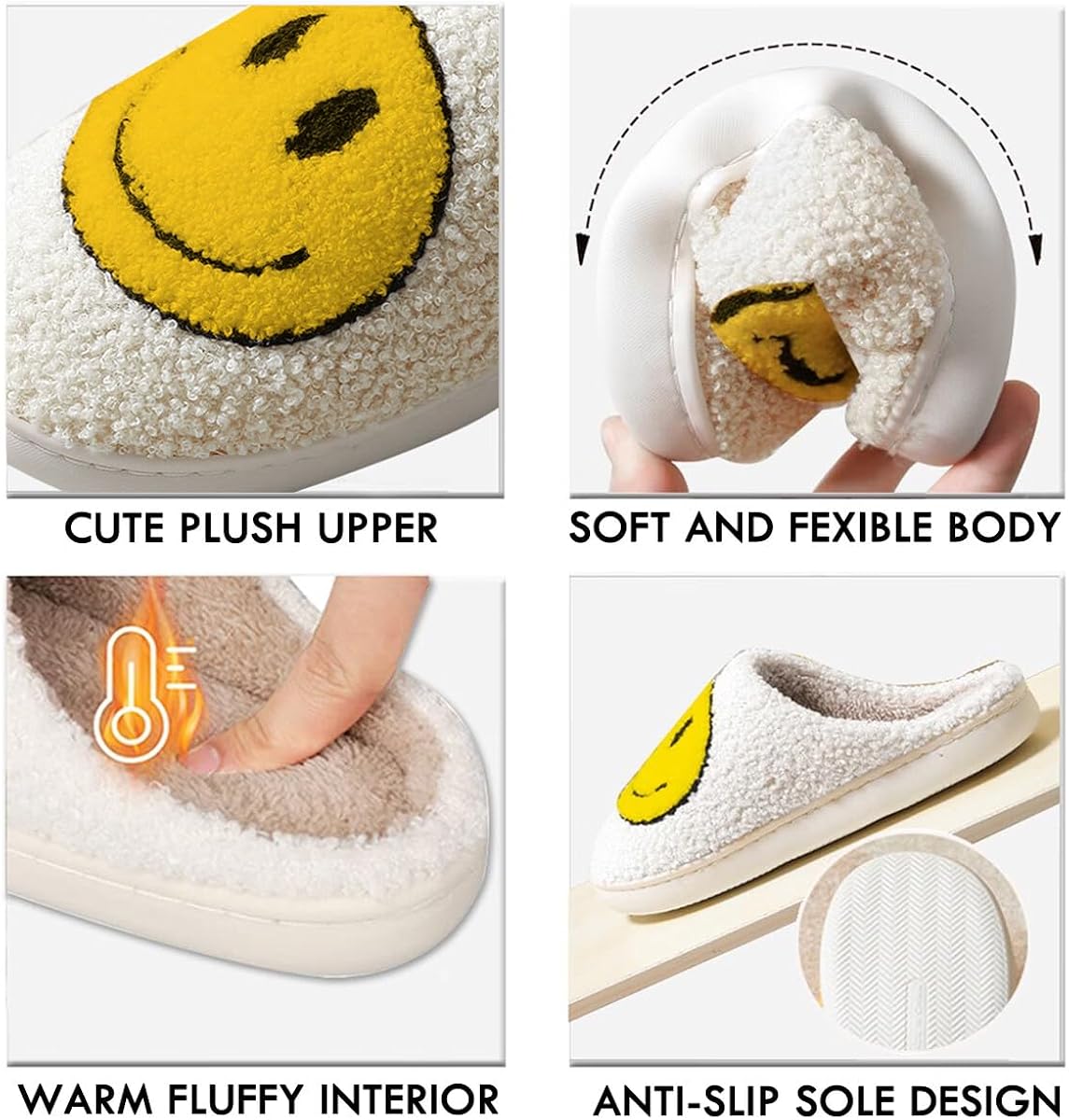 Kid's Smiley Face Slippers