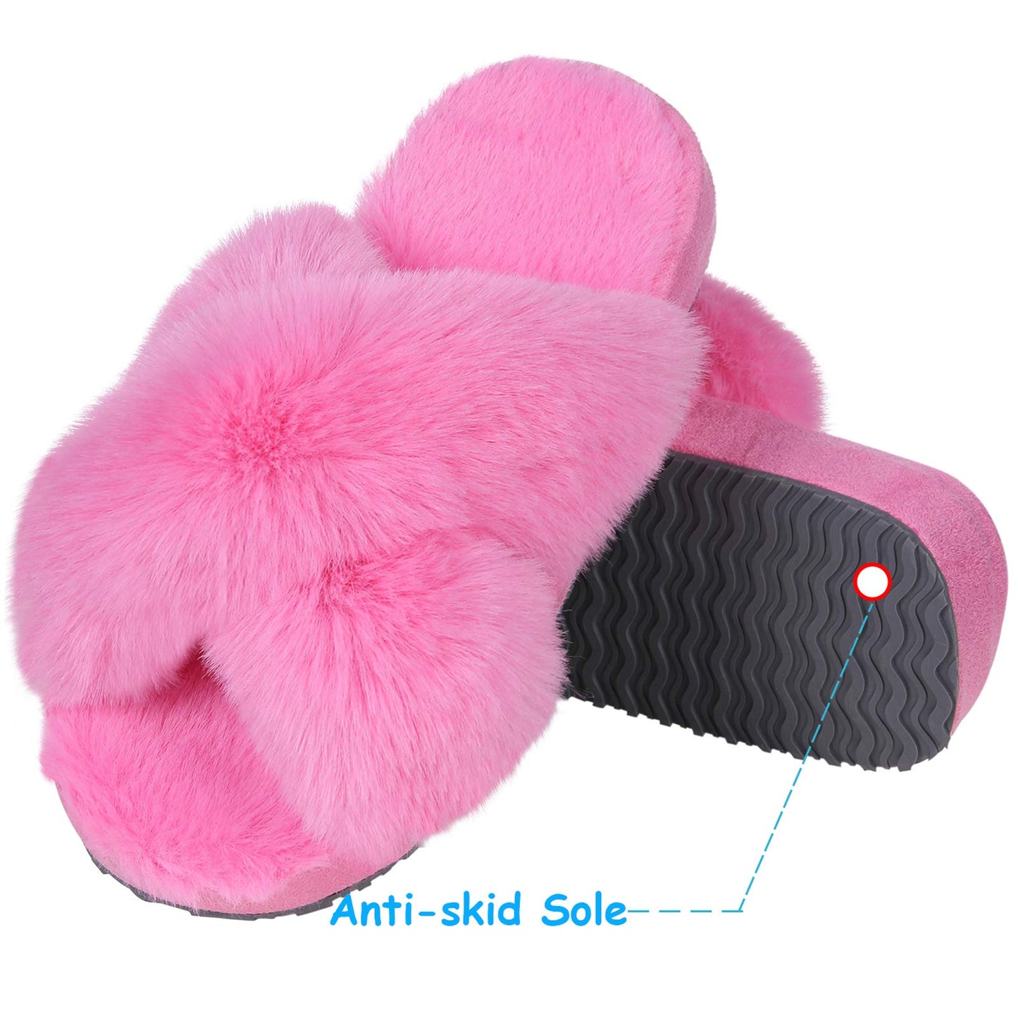 Kids Plush House Slippers