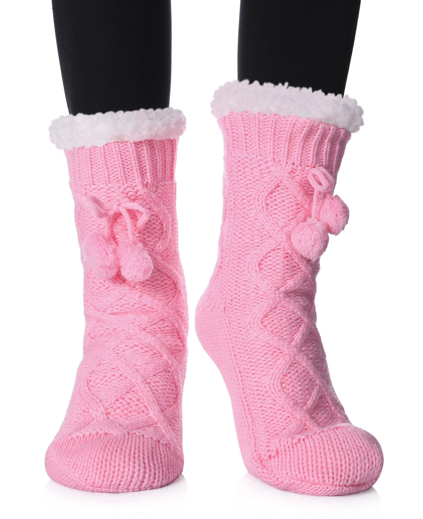 Yebing Warm Non Slip Slipper Socks