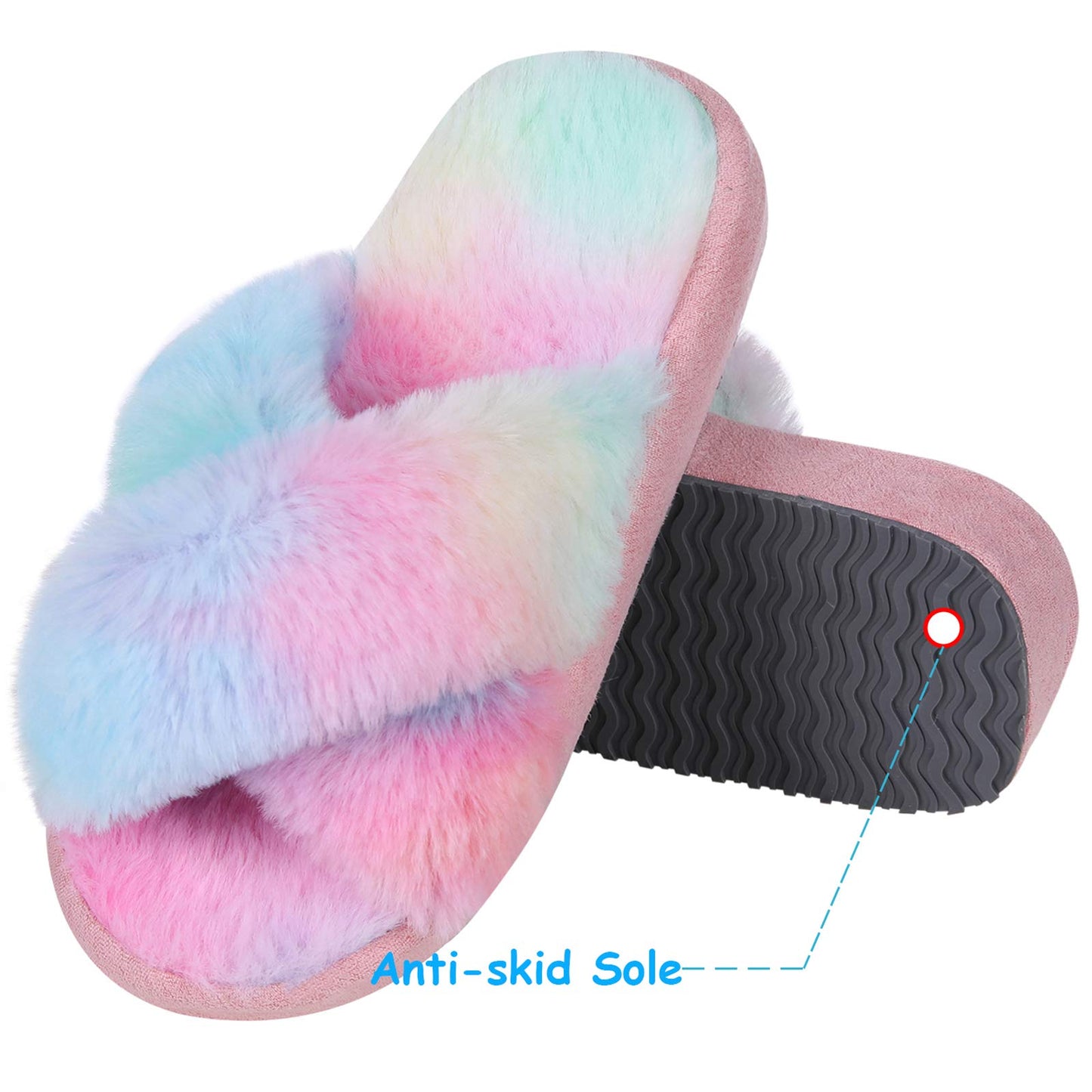 Kids Plush House Slippers