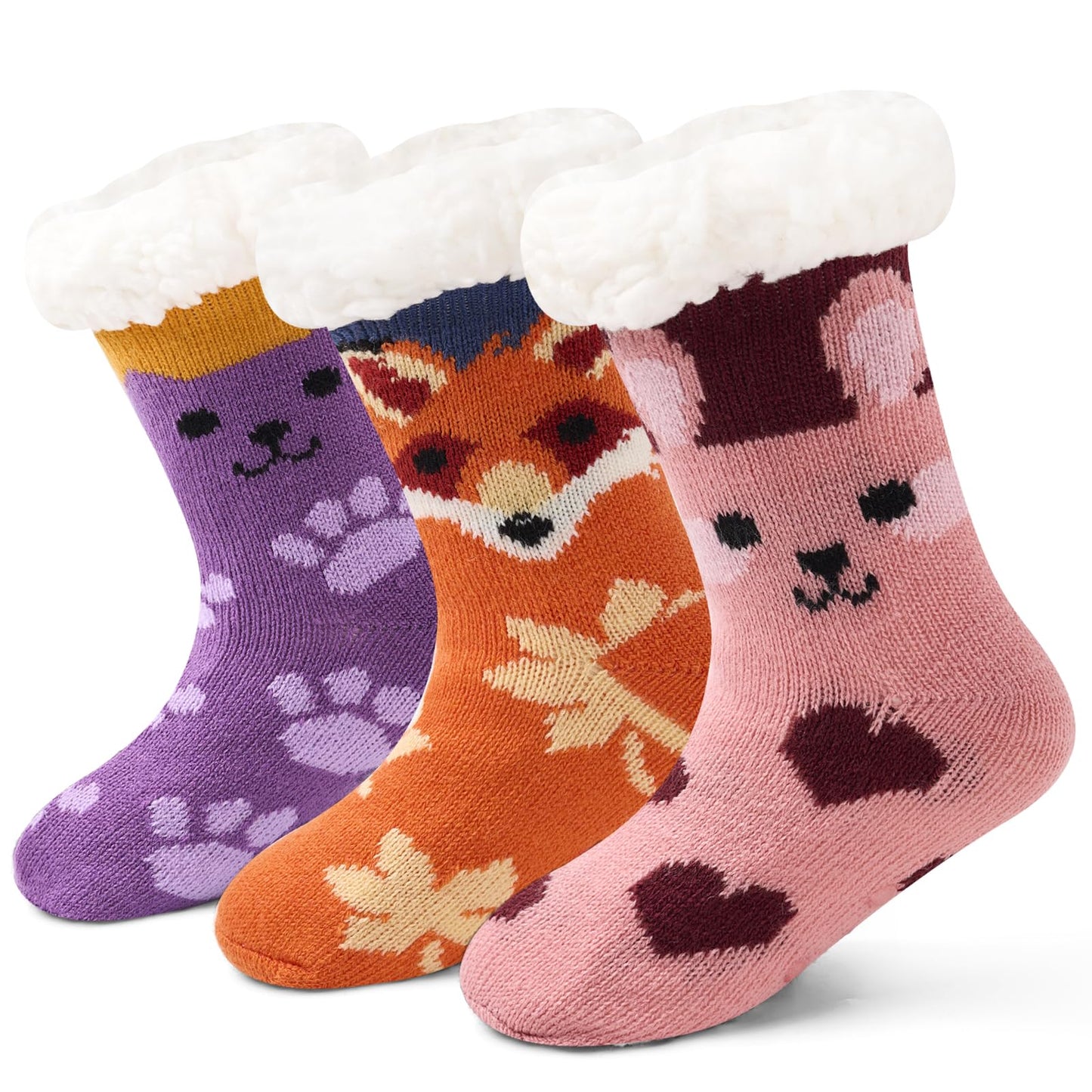 Moon Tree 3 Pack Fuzzy Socks