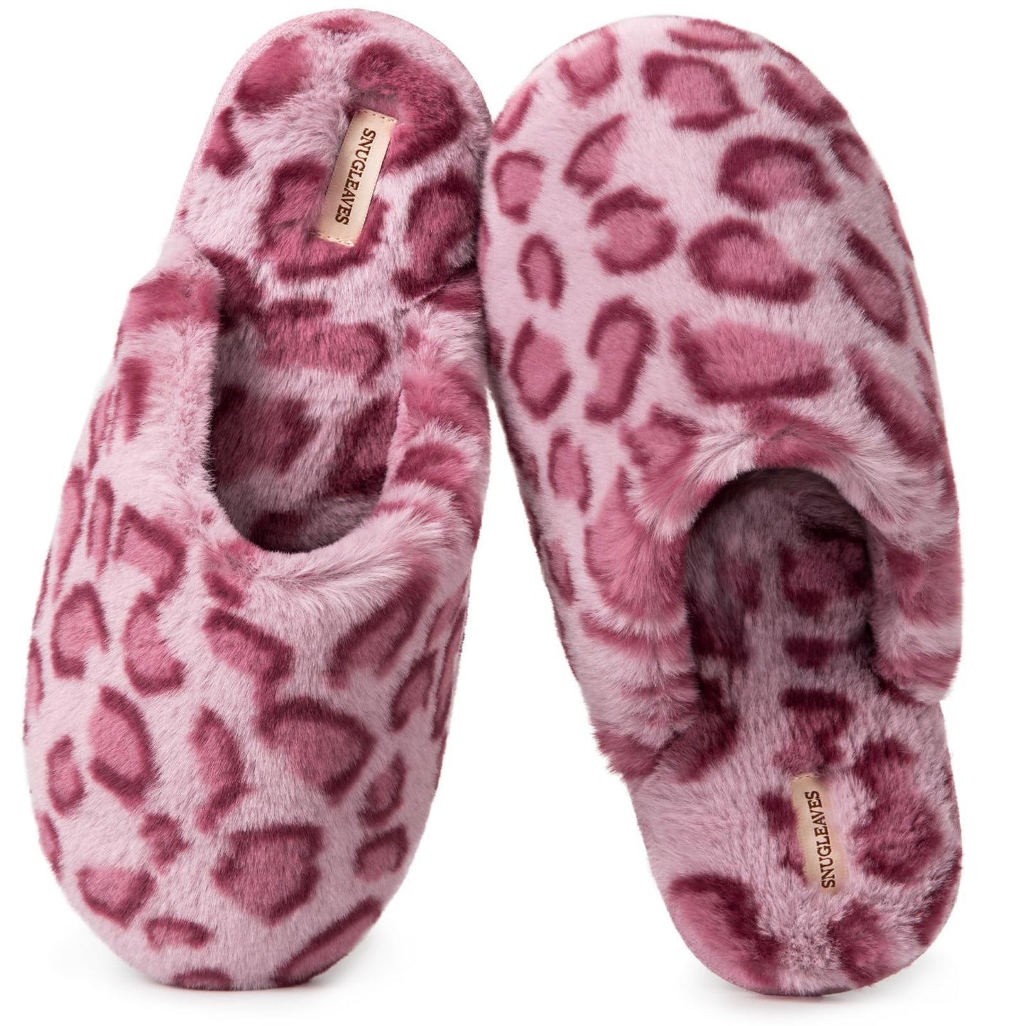 Snug Leaves Women's Fuzzy Scuff Slippers