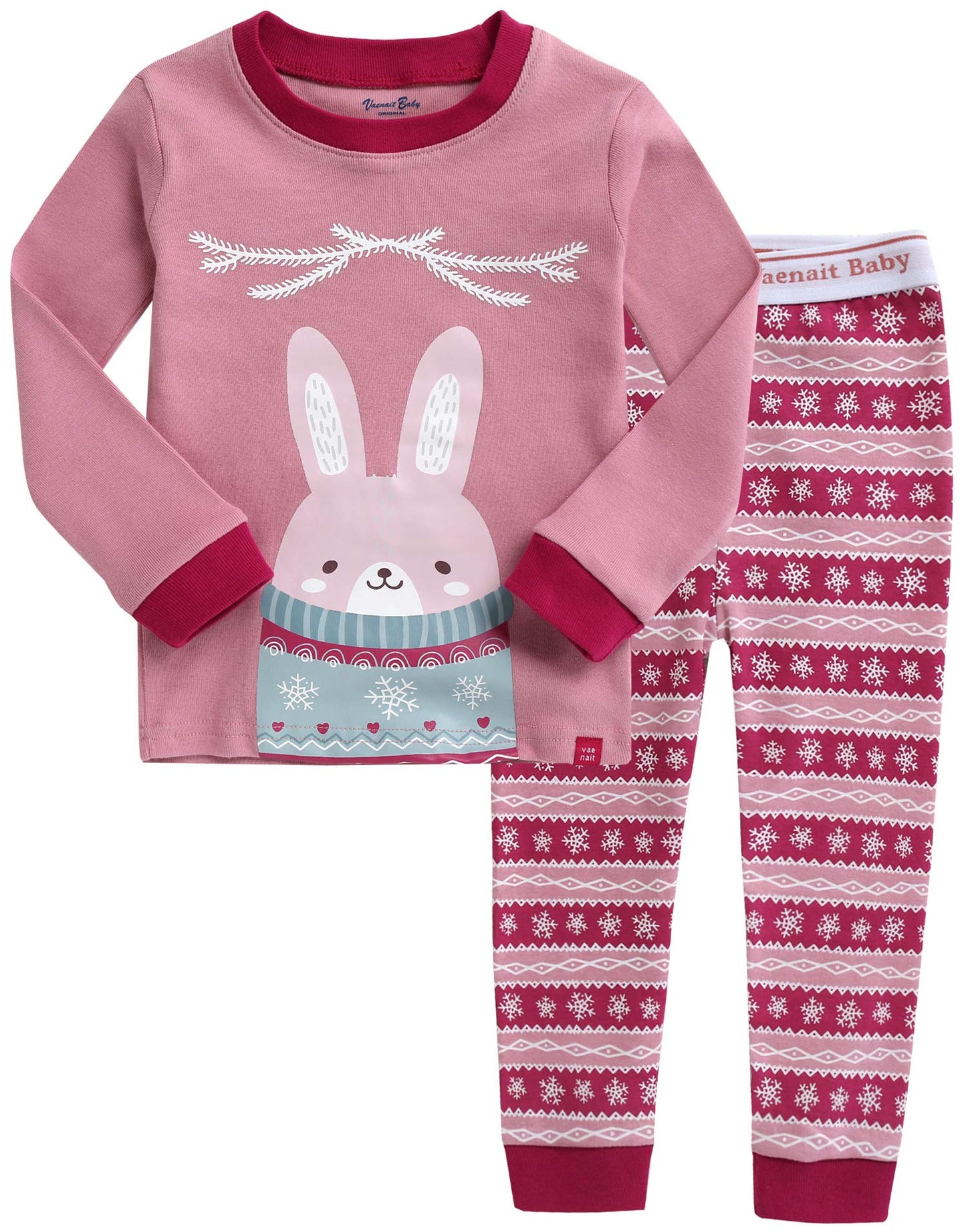 VAENAIT Kids 100% Cotton Pajamas Set