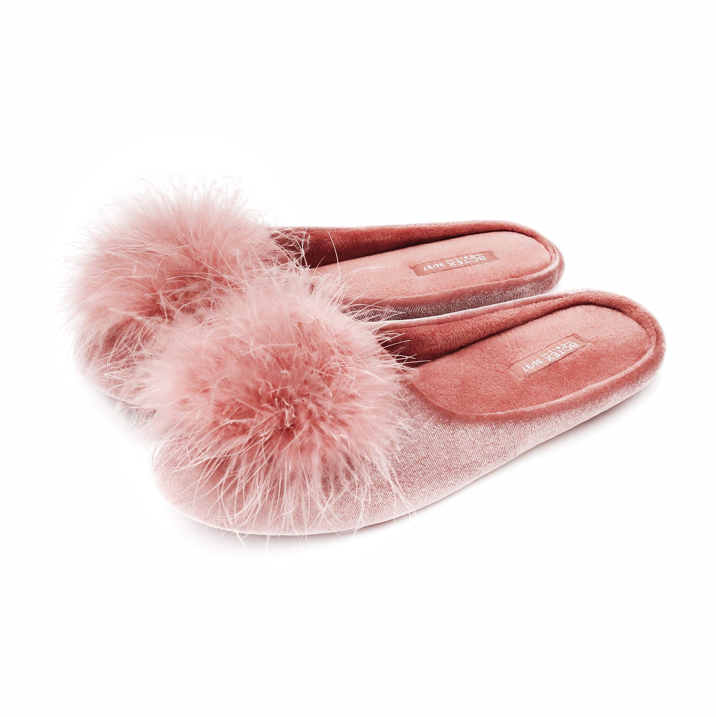 BCTEX COLL Women's Velvet Memory Foam House Slipper