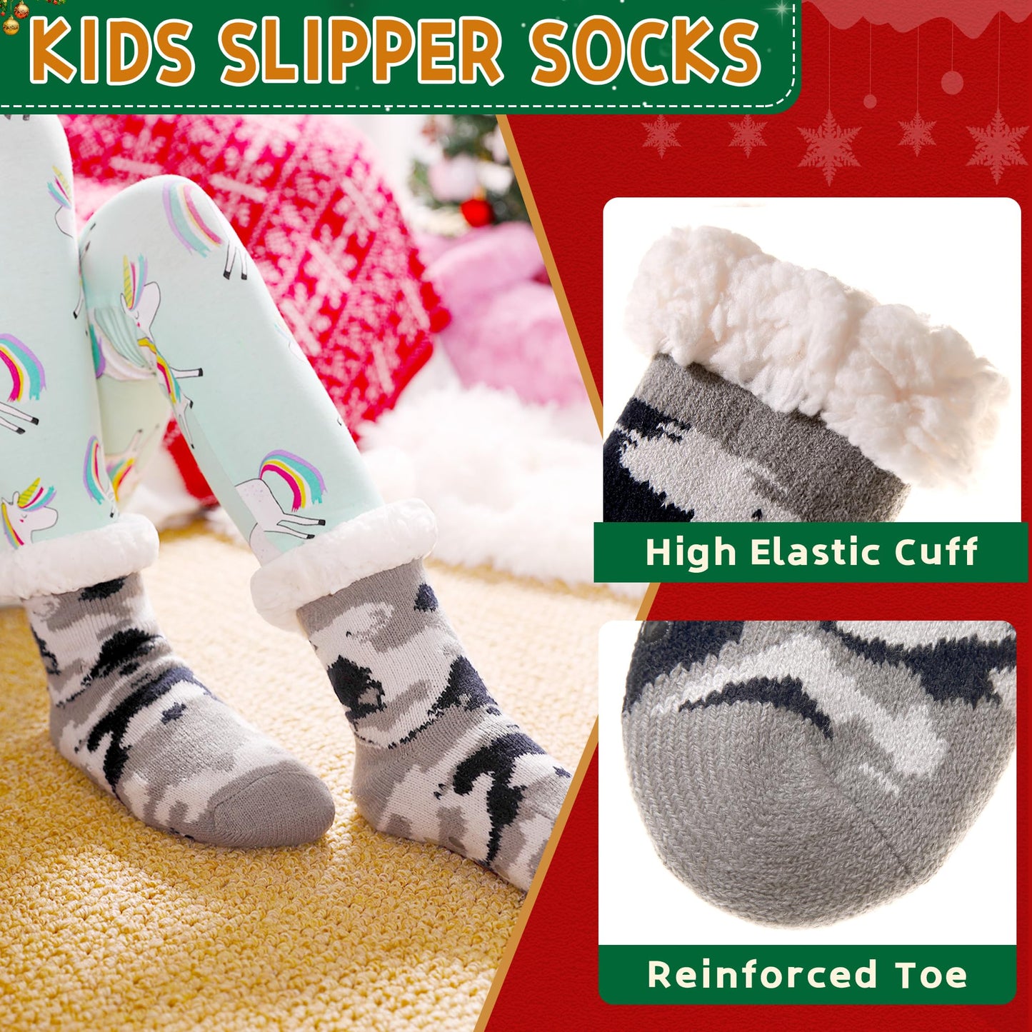 SeeyAN Kids Fuzzy Socks