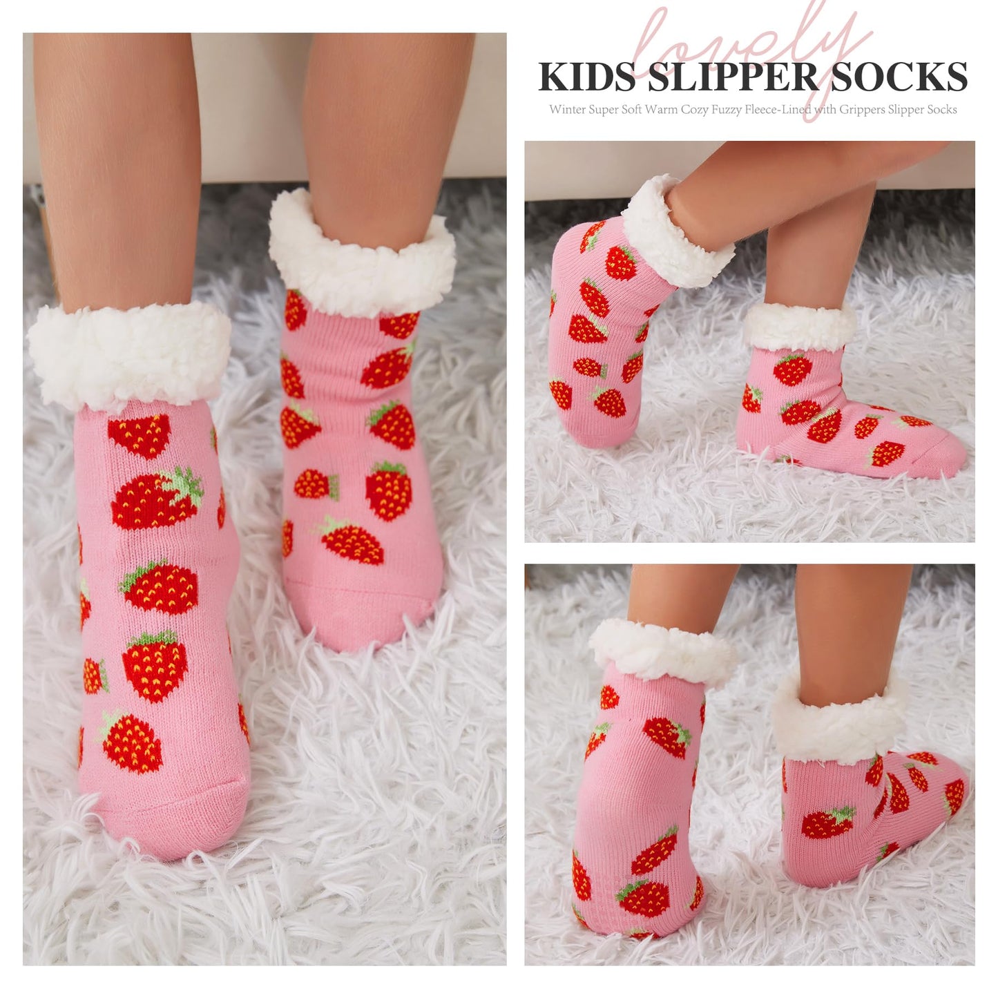 KFUBUO Kids Slipper Socks