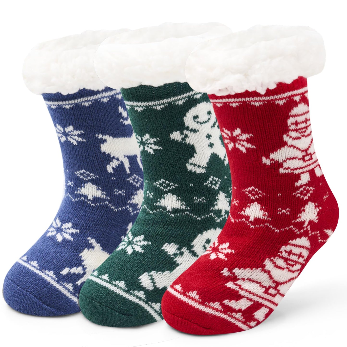 Moon Tree 3 Pack Fuzzy Socks