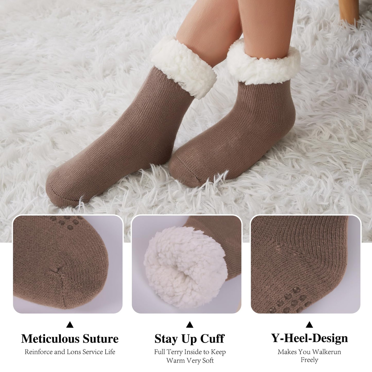 KFUBUO Kids Slipper Socks