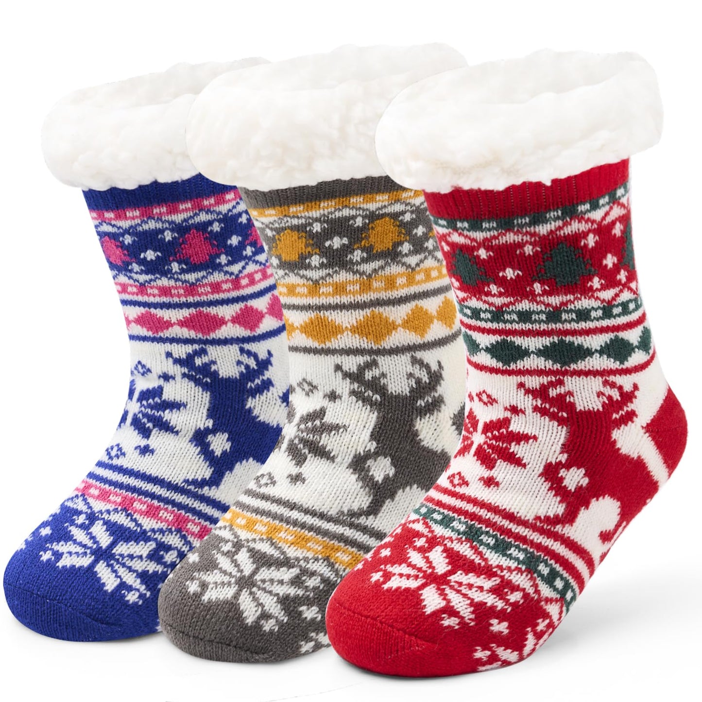 Moon Tree 3 Pack Fuzzy Socks