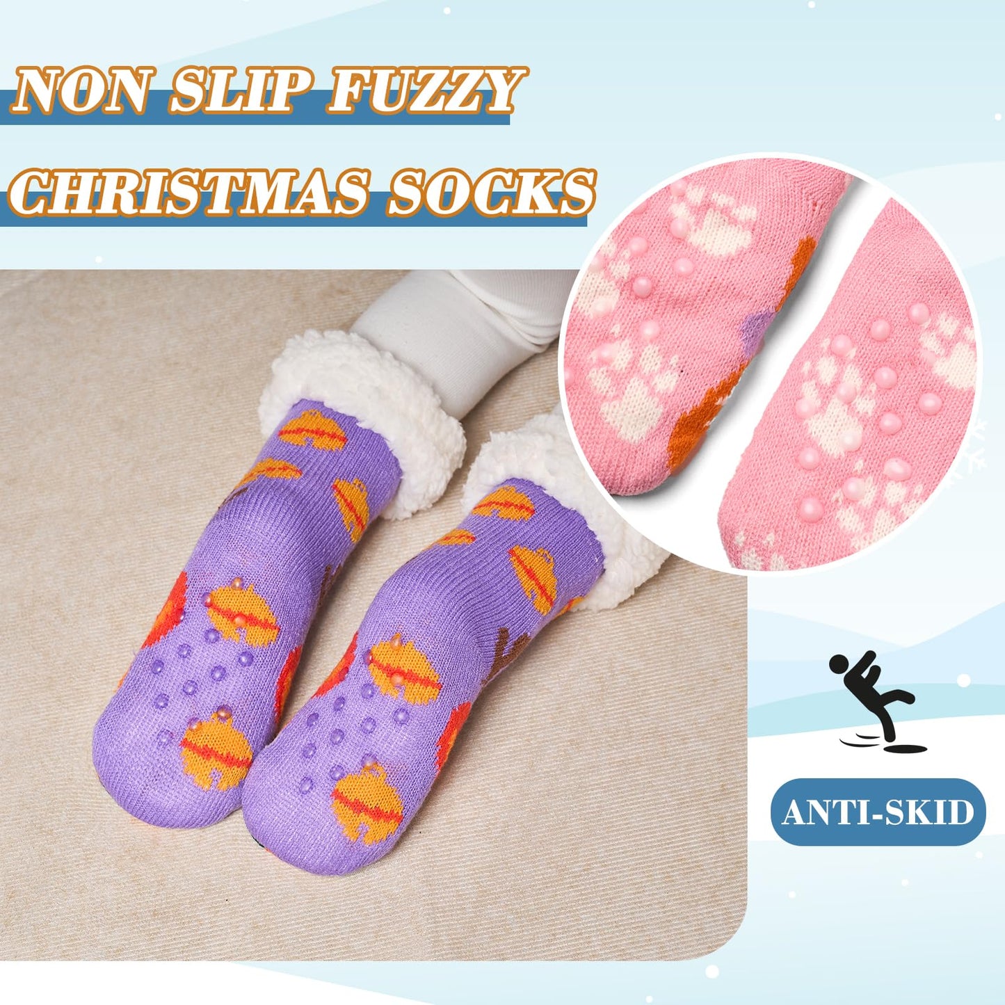 Moon Tree 3 Pack Fuzzy Socks