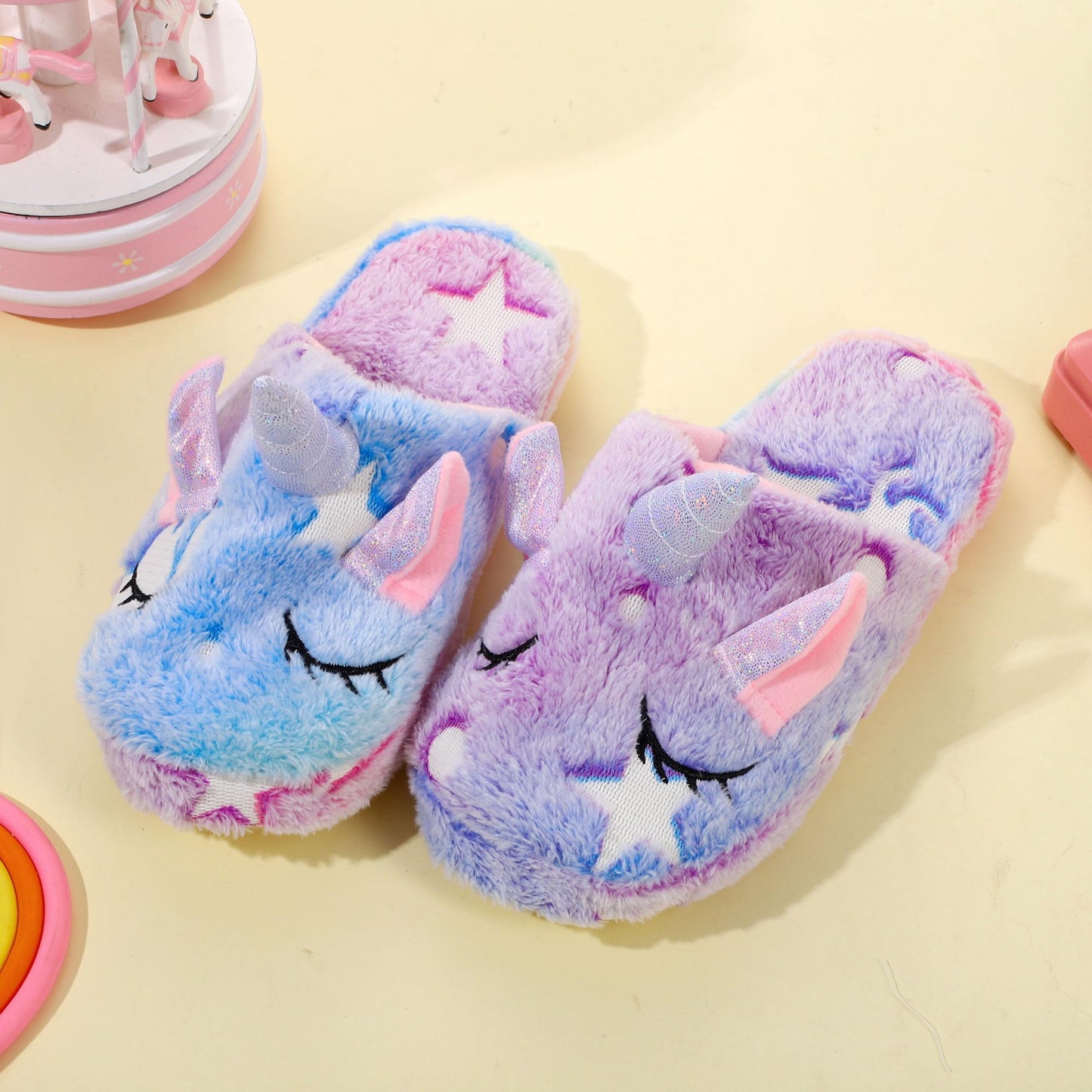 Kids Unicorn Slippers