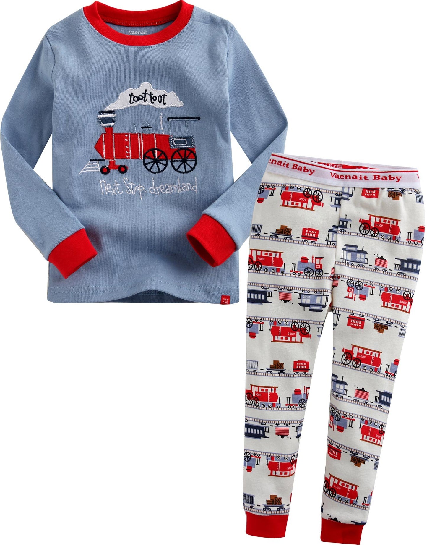 VAENAIT Kids 100% Cotton Pajamas Set