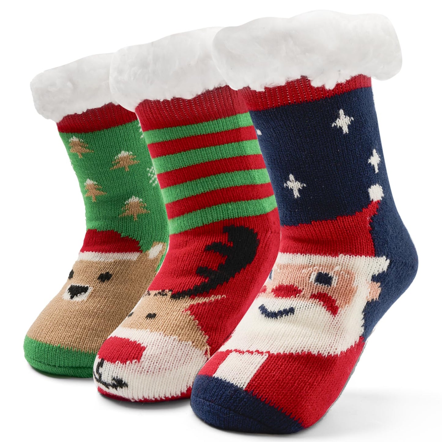 Moon Tree 3 Pack Fuzzy Socks