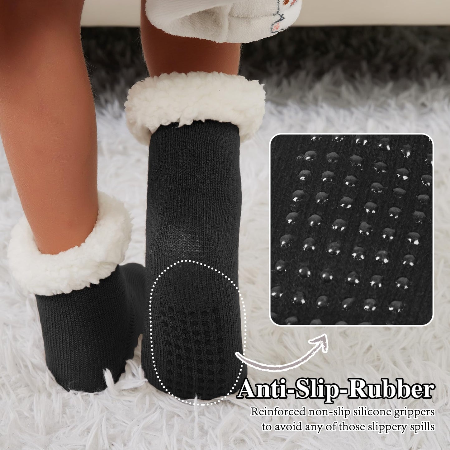 KFUBUO Kids Slipper Socks