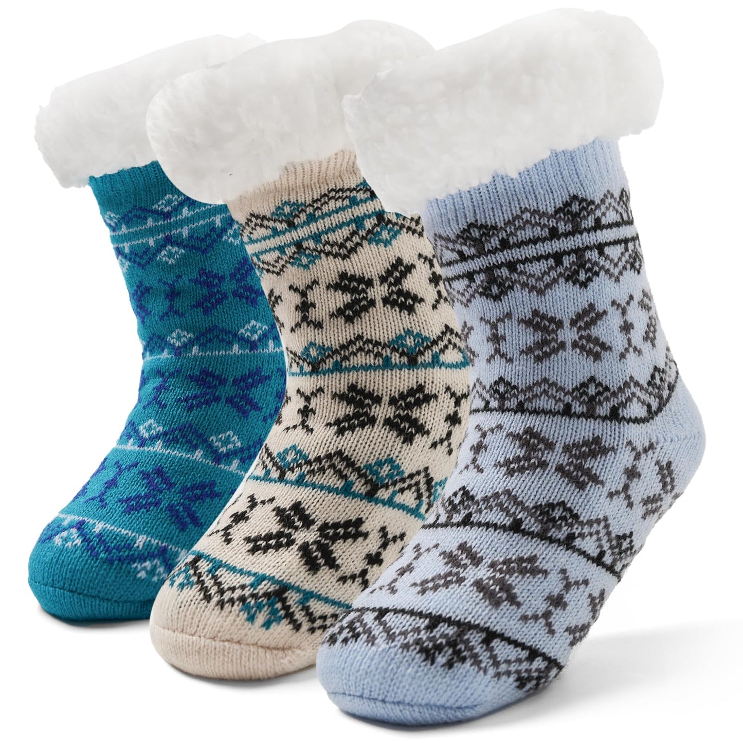 Moon Tree 3 Pack Fuzzy Socks