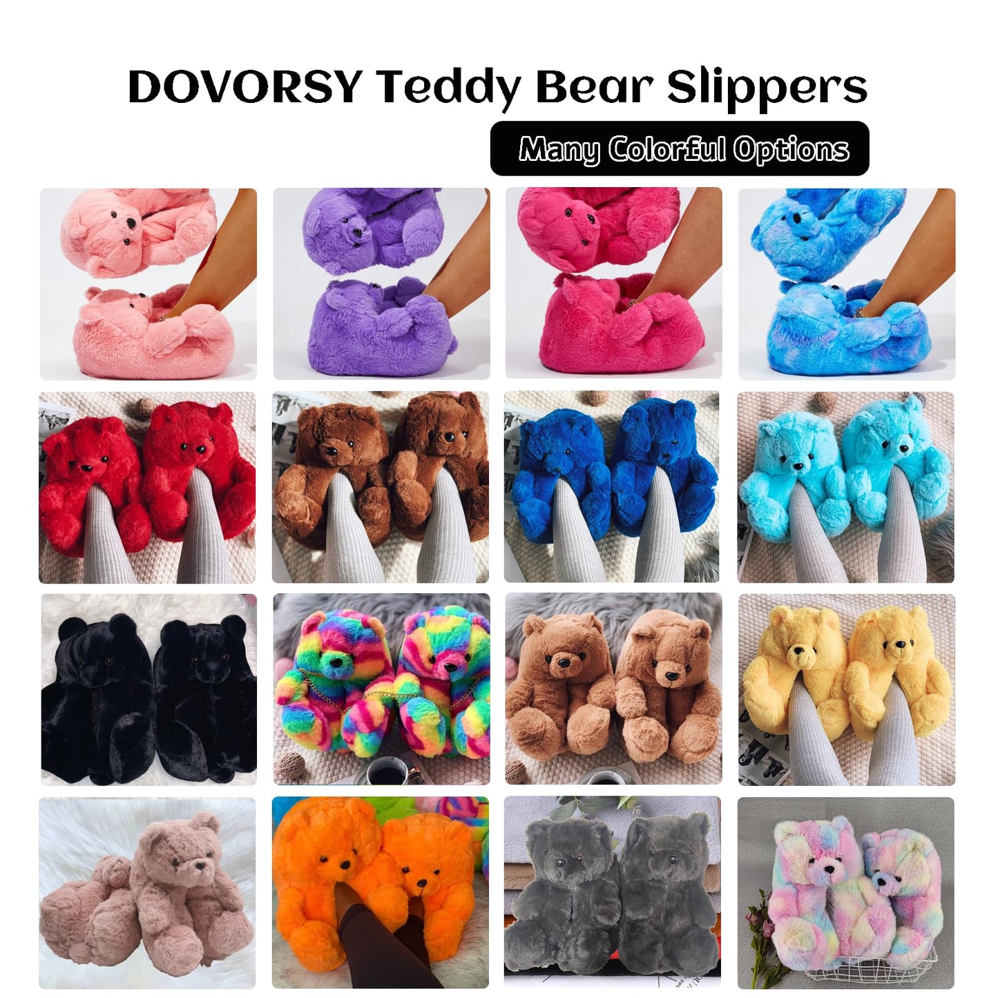 Teddy Bear Slippers