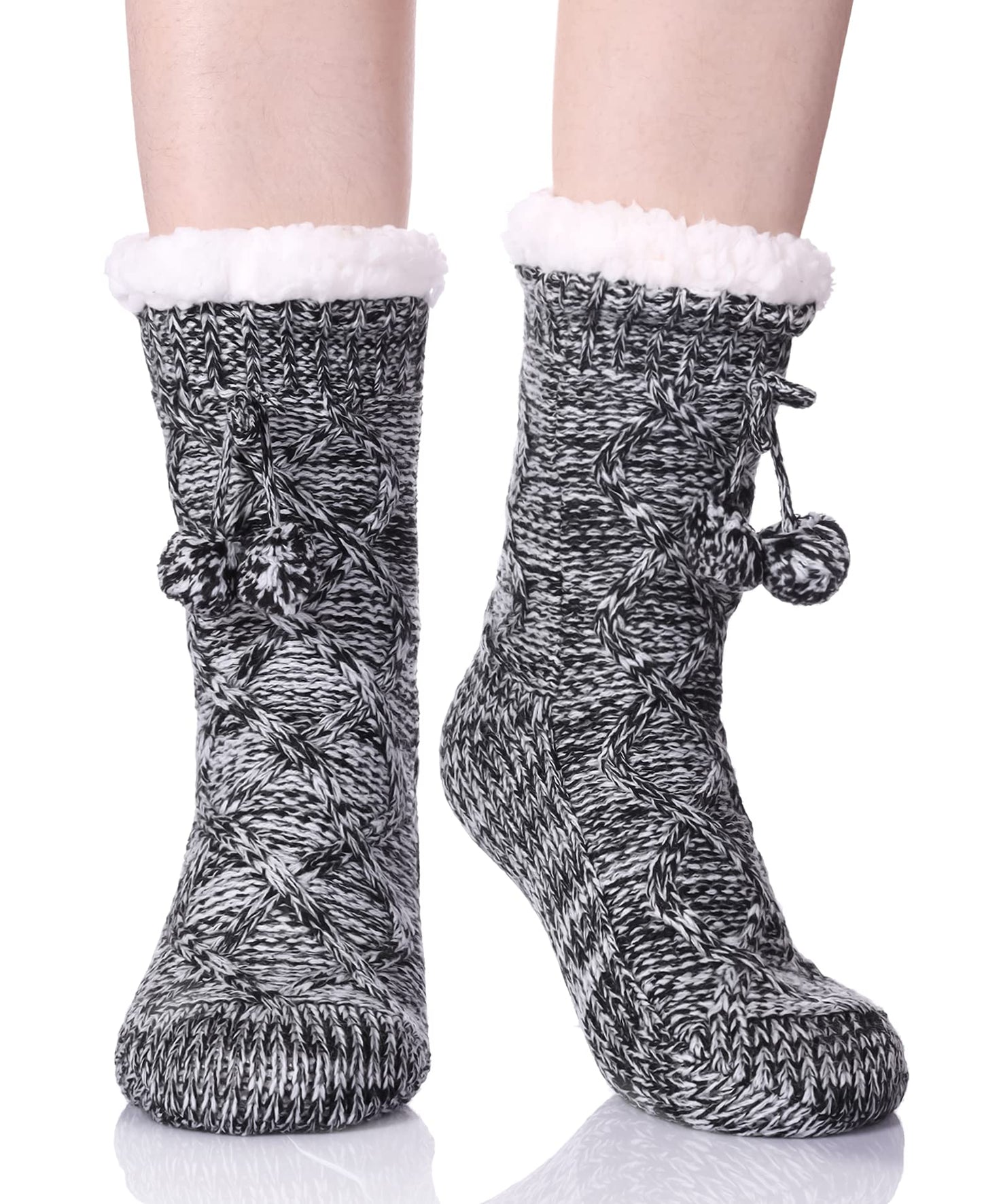 Yebing Warm Non Slip Slipper Socks