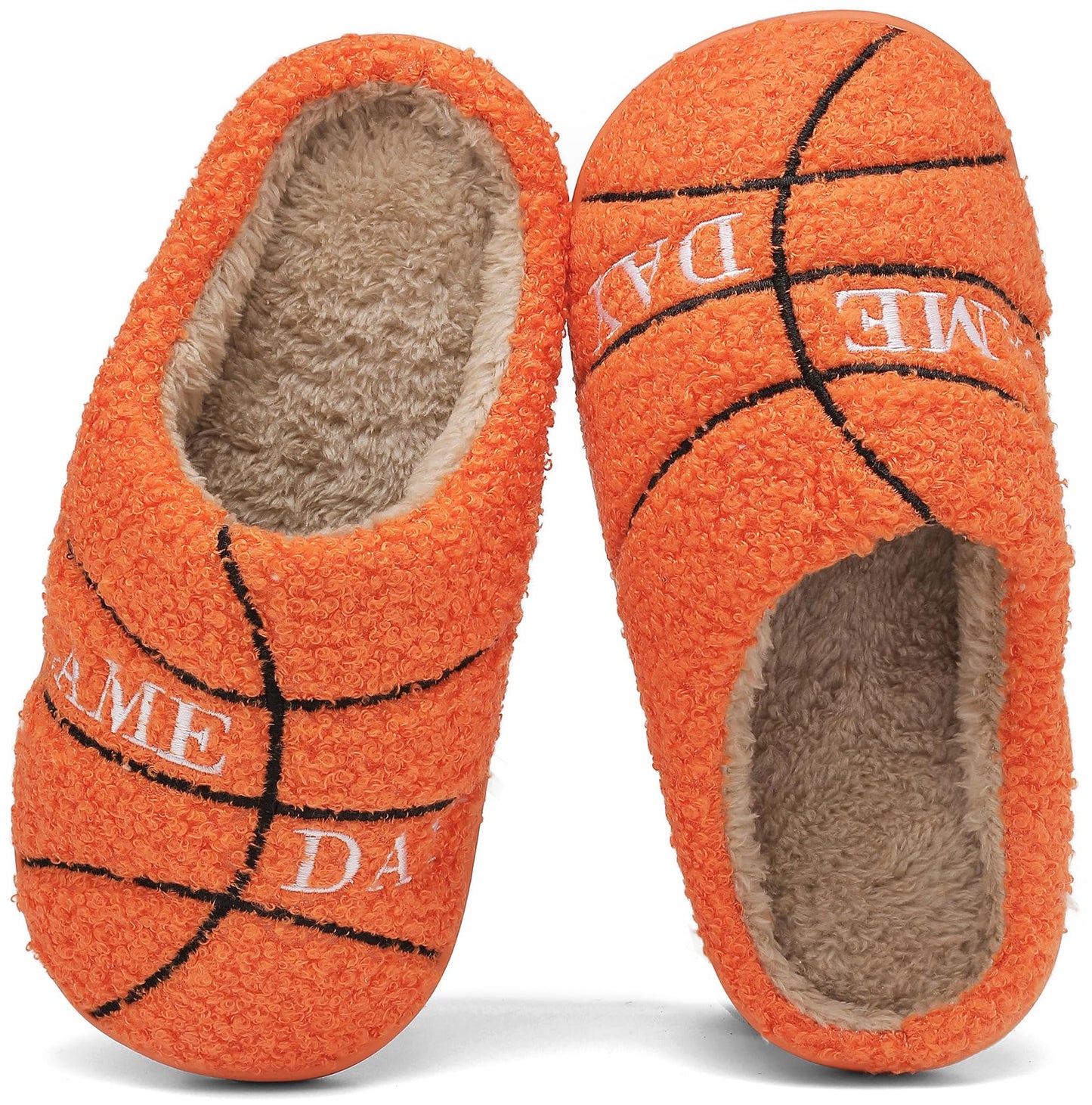 INMINPIN Kids Memory Foam Non-Slip Slippers for Sports Fan