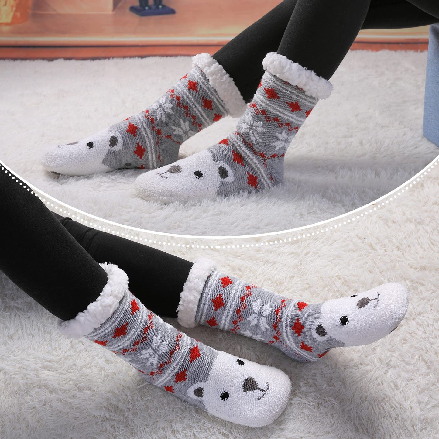 LINEMIN Cozy Socks