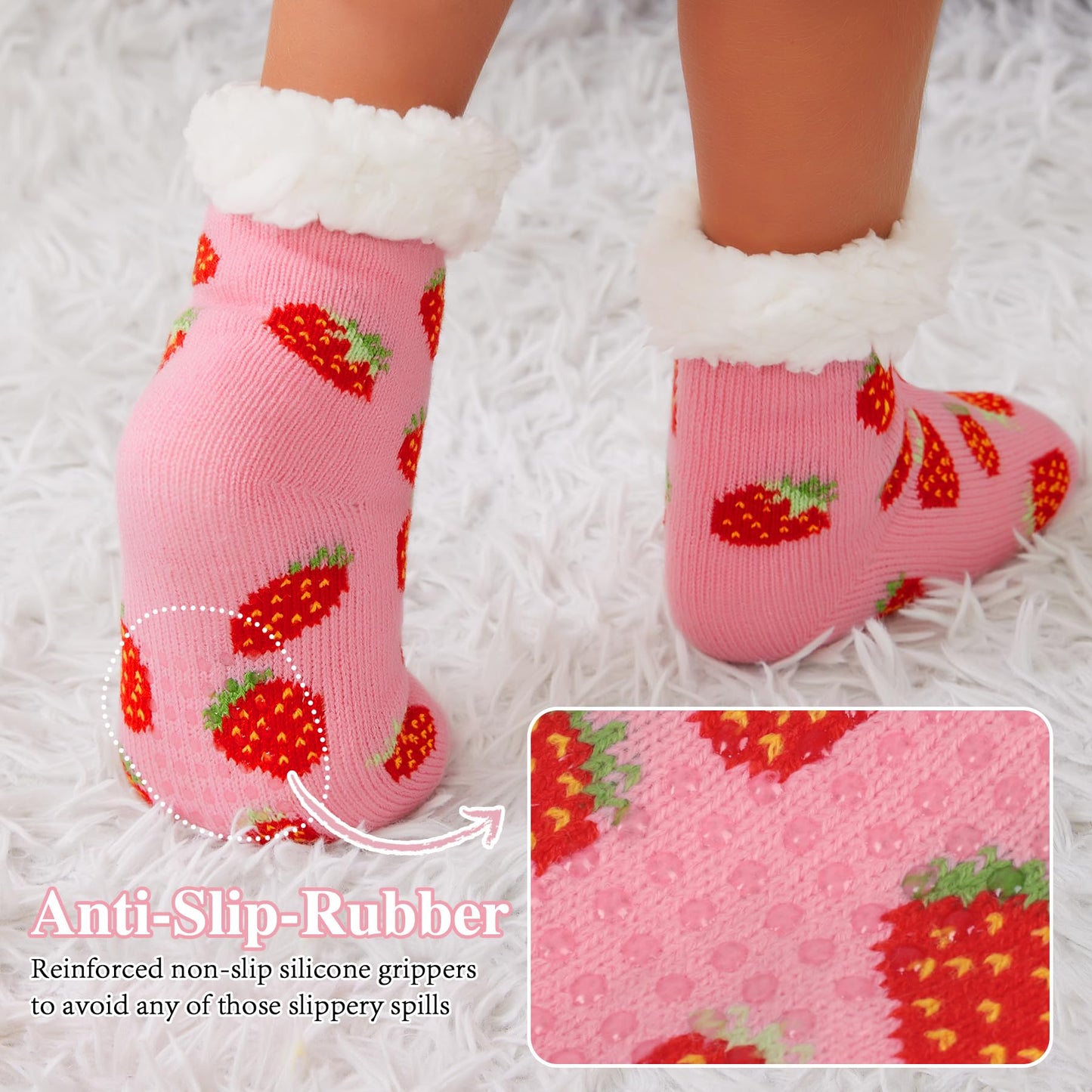 KFUBUO Kids Slipper Socks