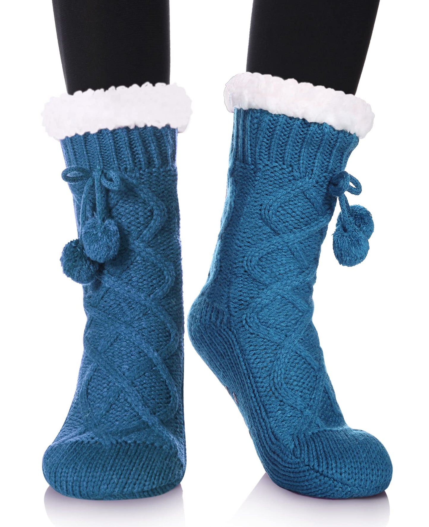 Yebing Warm Non Slip Slipper Socks