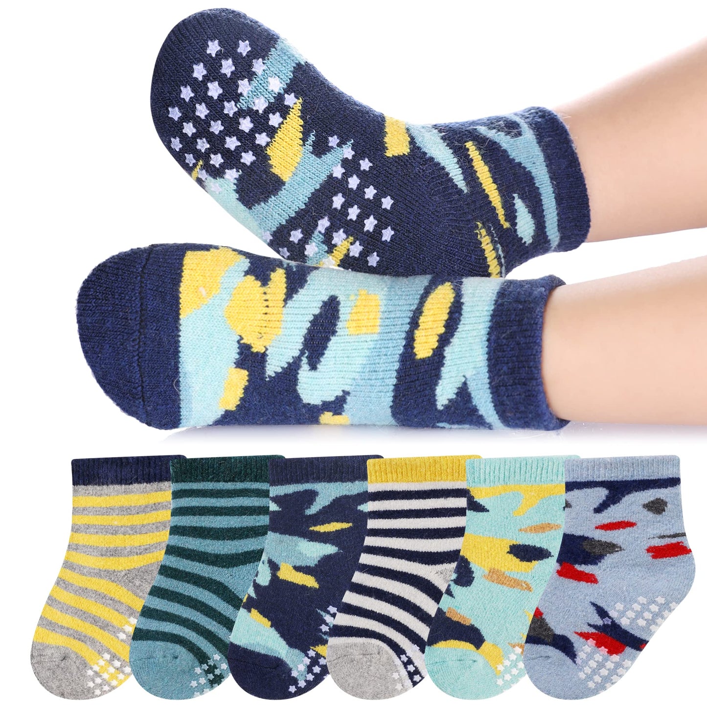 Eocom 6 Pairs Children's Wool Socks