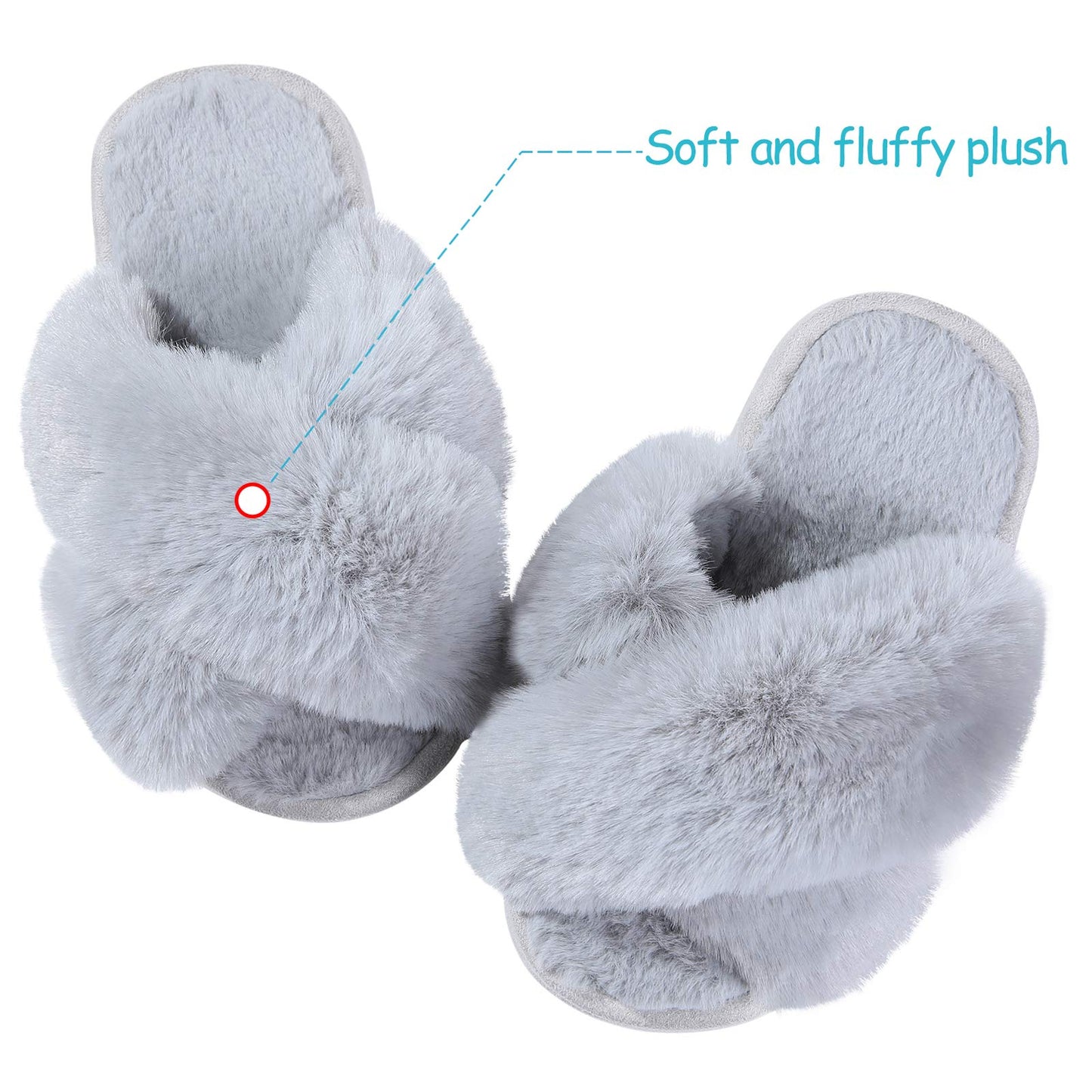 Kids Plush House Slippers