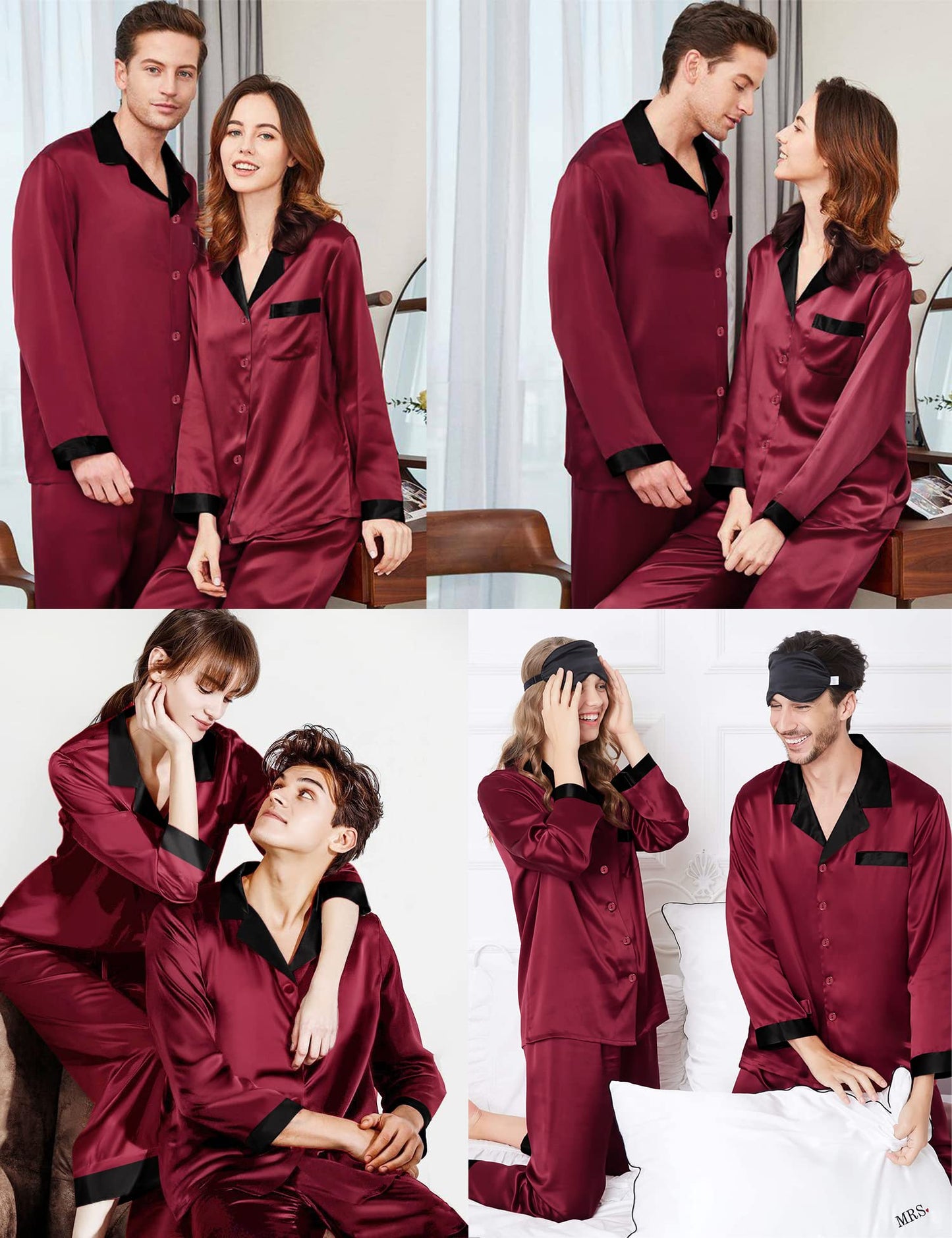 SWOMOG Couples Pajama Sets