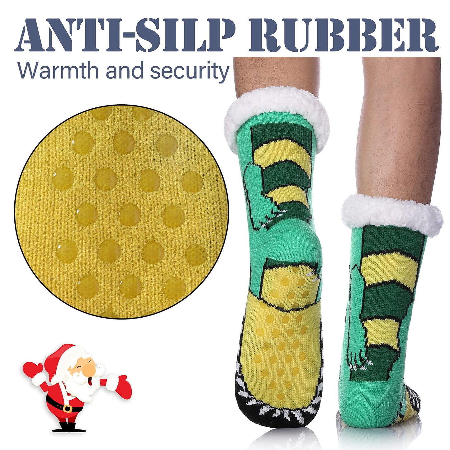 LINEMIN Cozy Slipper Socks