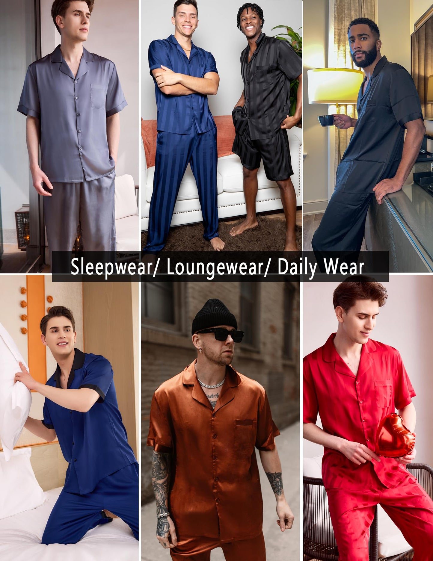 Ekouaer 2 Piece Button Down Sleepwear