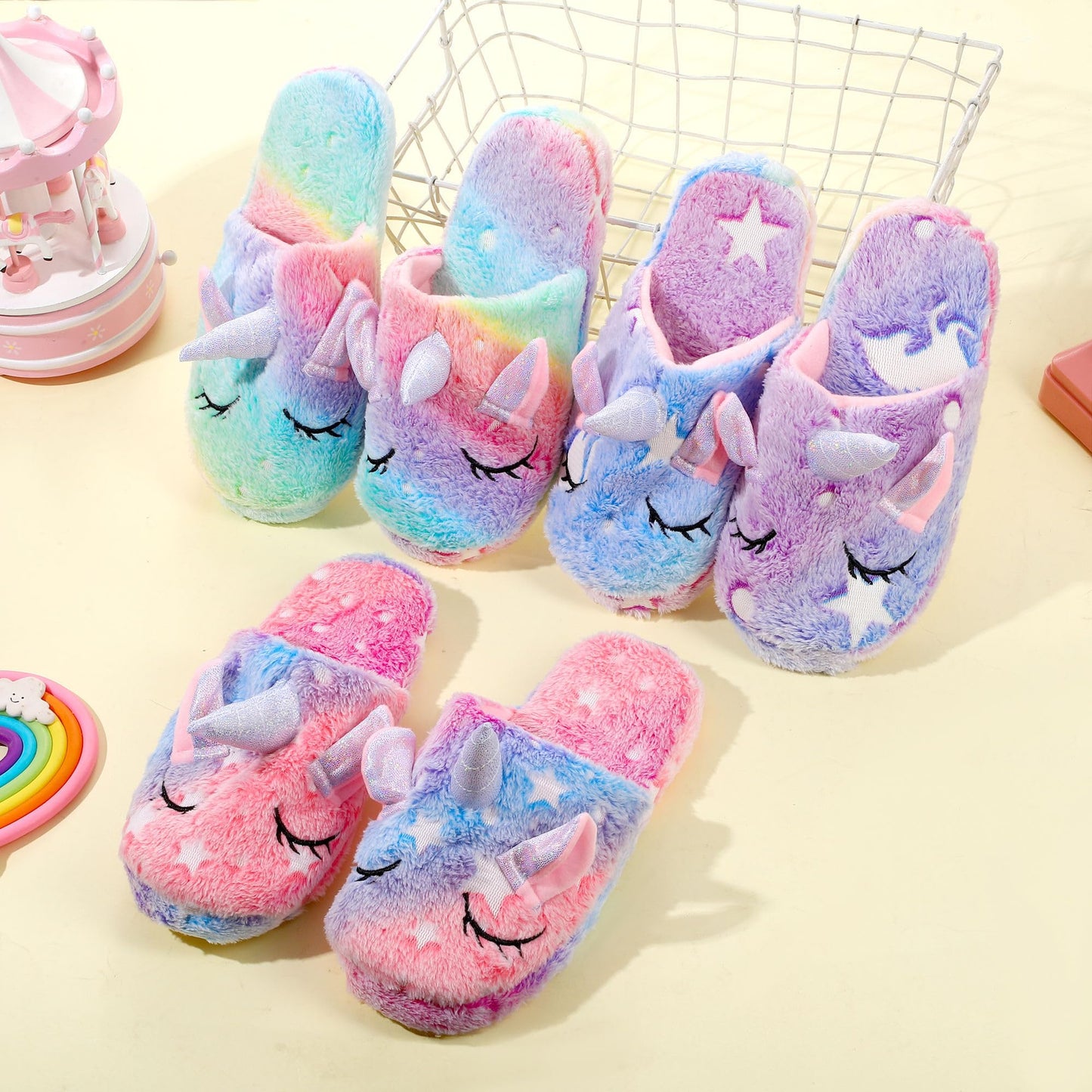 Kids Unicorn Slippers