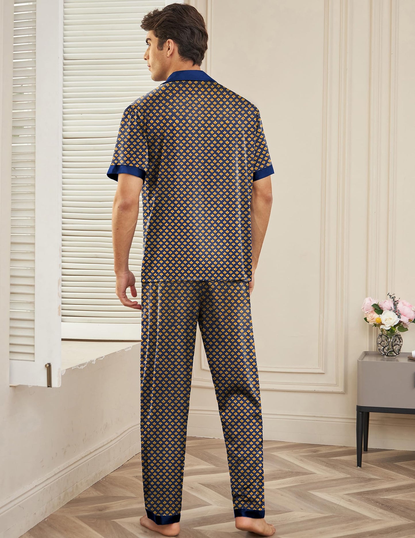 Ekouaer 2 Piece Button Down Sleepwear