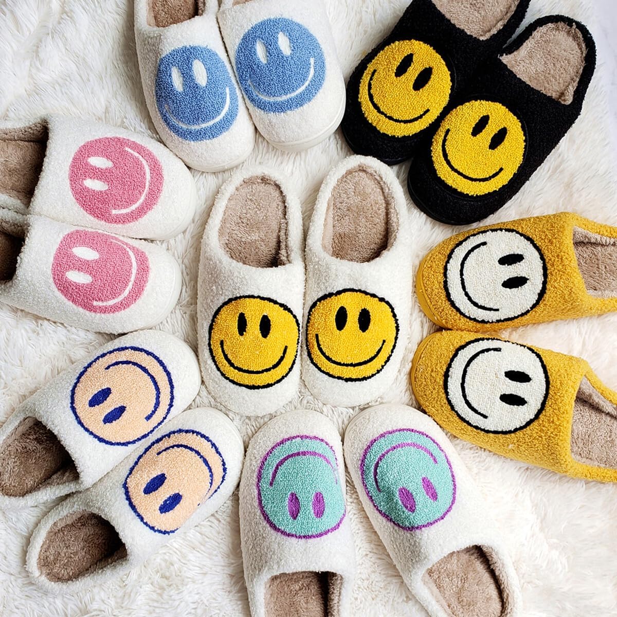 Kid's Smiley Face Slippers