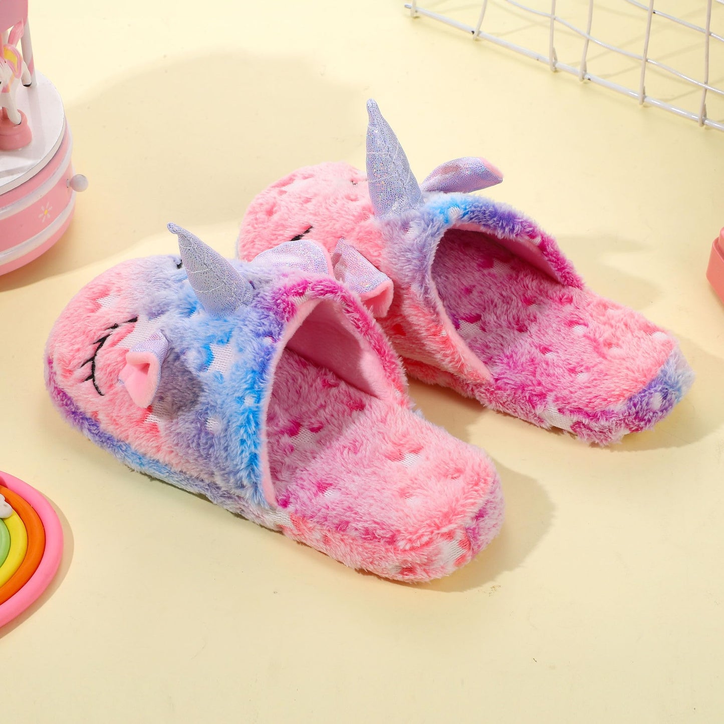 Kids Unicorn Slippers