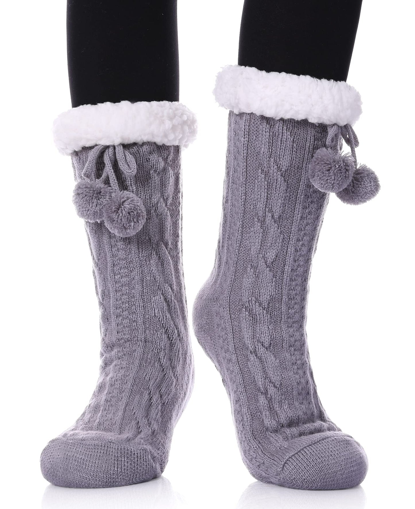 Yebing Warm Non Slip Slipper Socks