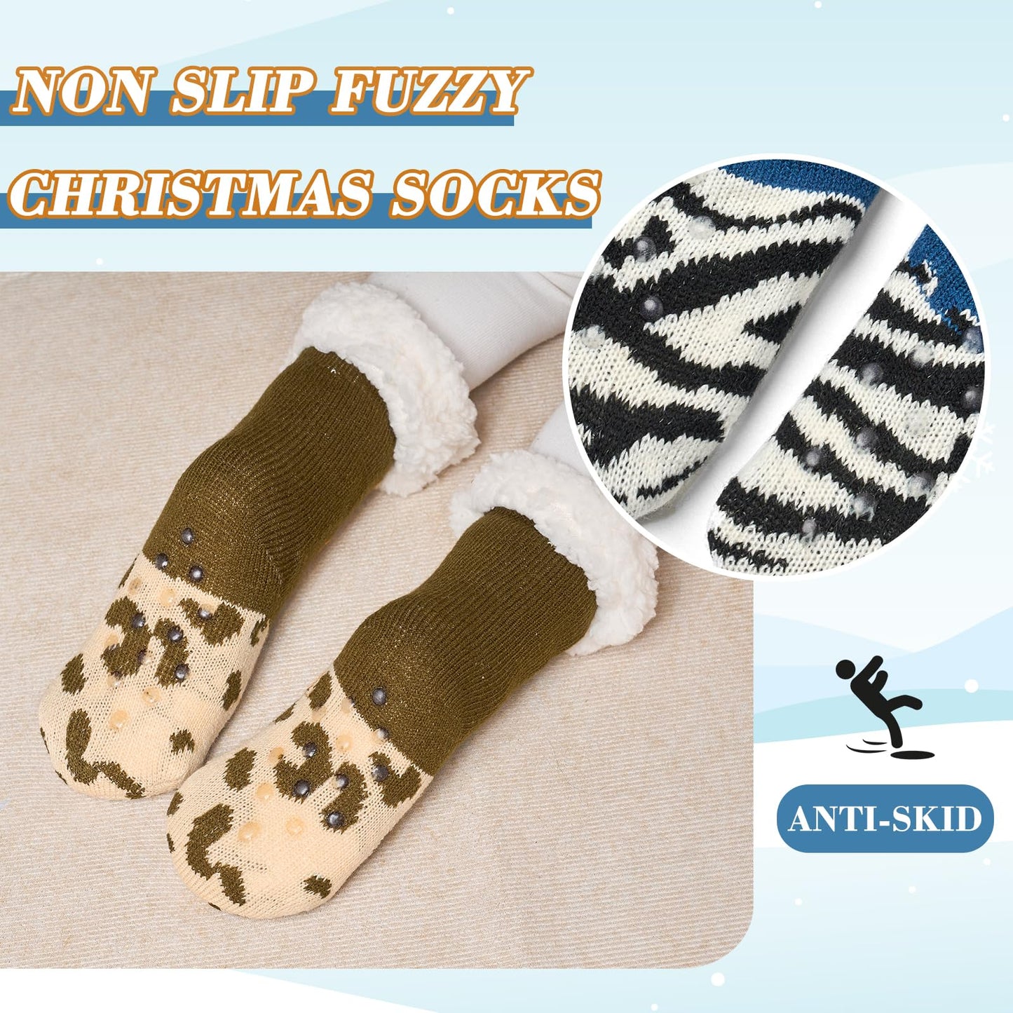 Moon Tree 3 Pack Fuzzy Socks