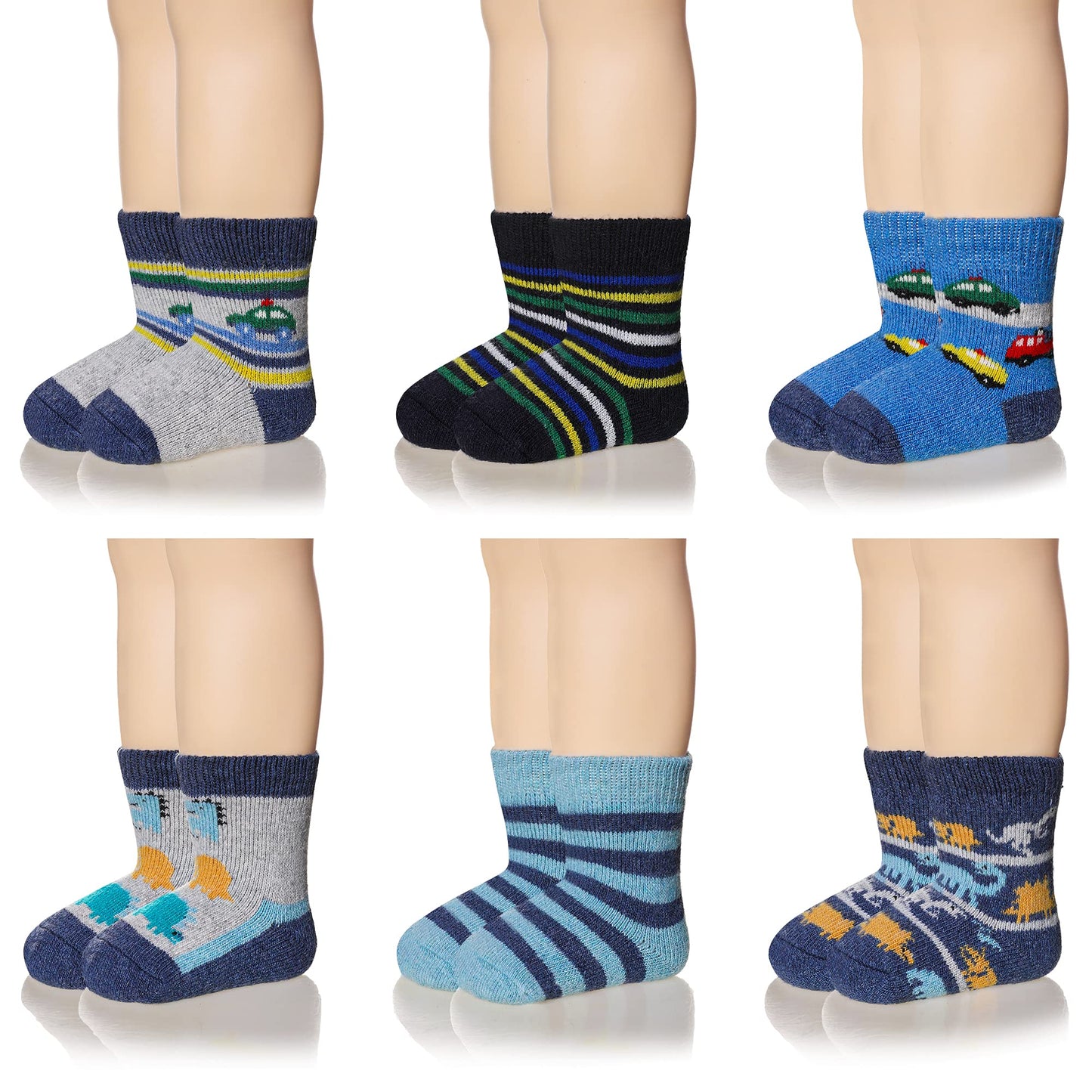 Eocom 6 Pairs Children's Wool Socks