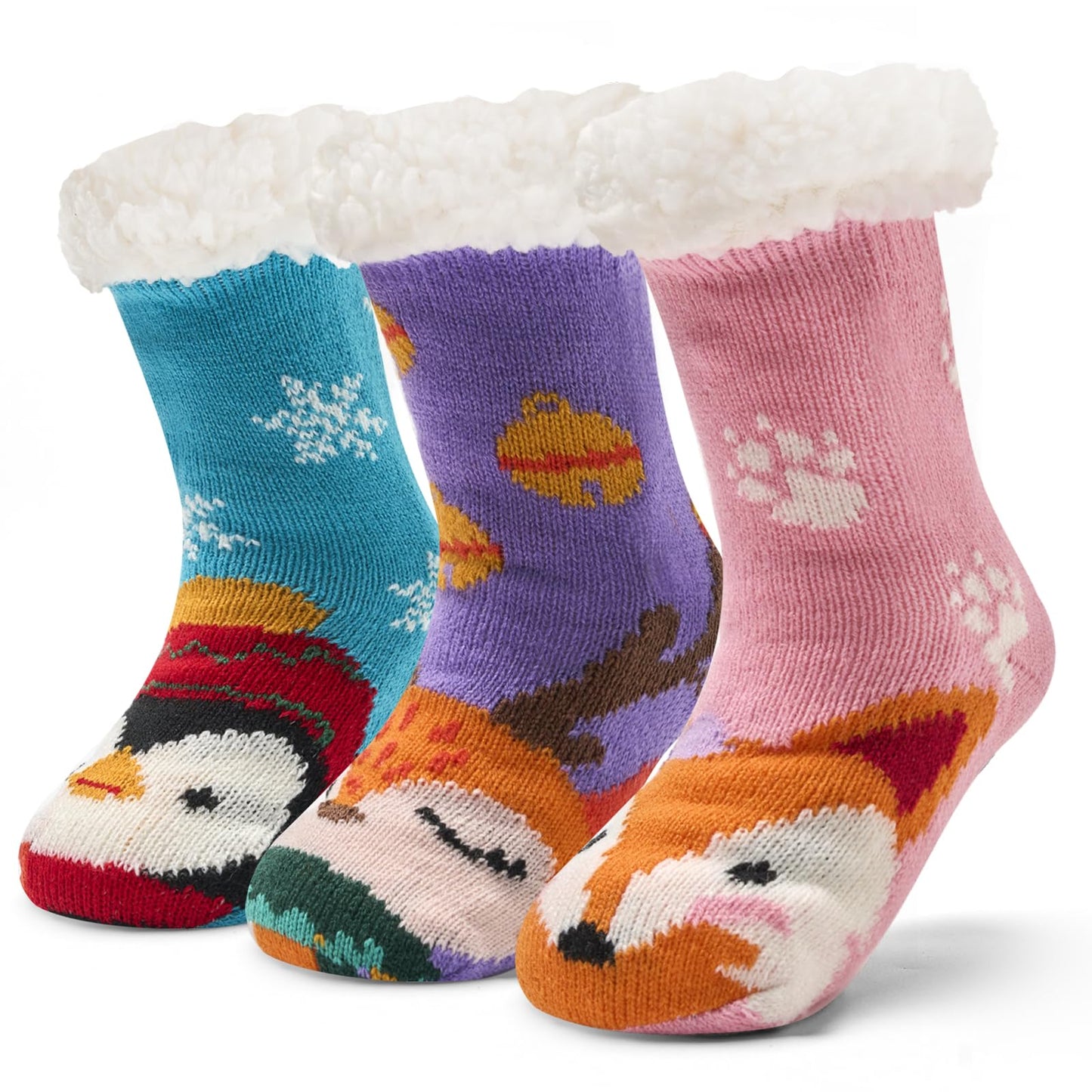 Moon Tree 3 Pack Fuzzy Socks