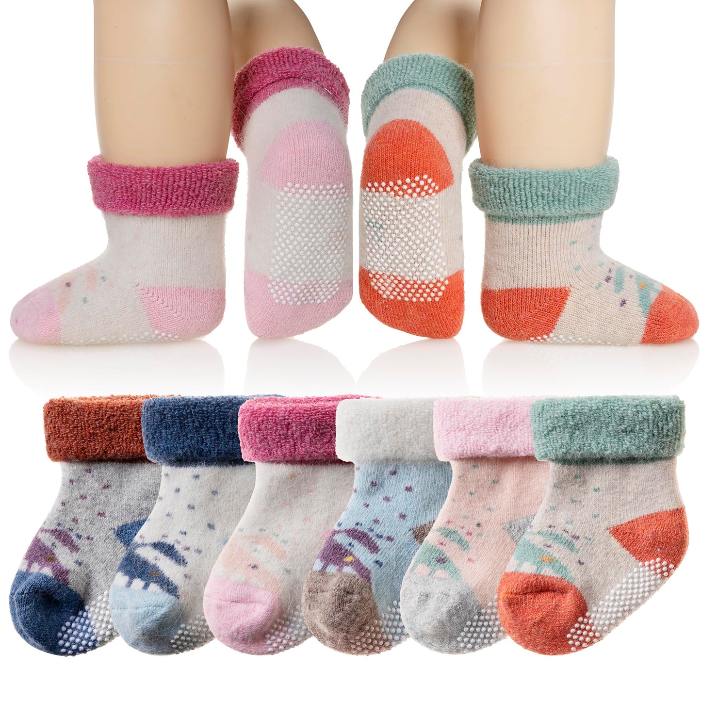 Eyean Baby Wool Grip Sock