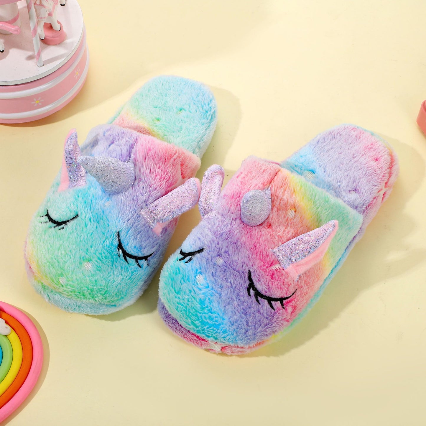 Kids Unicorn Slippers